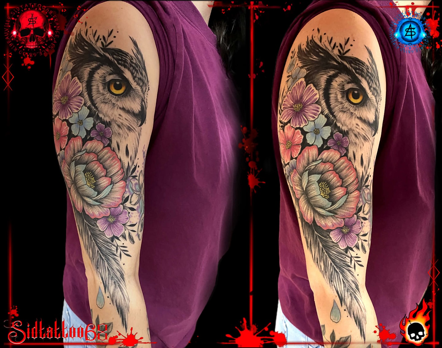 Réaliser par sid Ž tattoo cicatrisé.. @biopiq