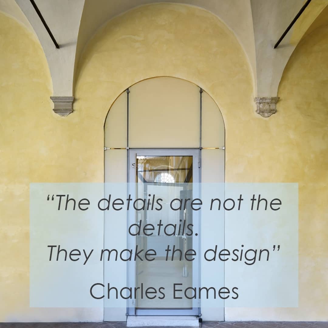 "The details are not the details. They make the design" Charles Eames (Saint Louis, USA 1907 – 1978)
.
.
Foto di ASP.ILT
.
#charles #eames #charleseames @eamesoffice #architecture #architects #architecturalquotes #architecturelovers #learningarchitecture #architecturalquoteoftheday #instaquote #inspirationalquotes #inspiringquotes #design #moderndesign #architecturephotography #classense #bibliotecaclassense #biblioteca #myravenna #ravenna #library #quotes #quoteoftheday