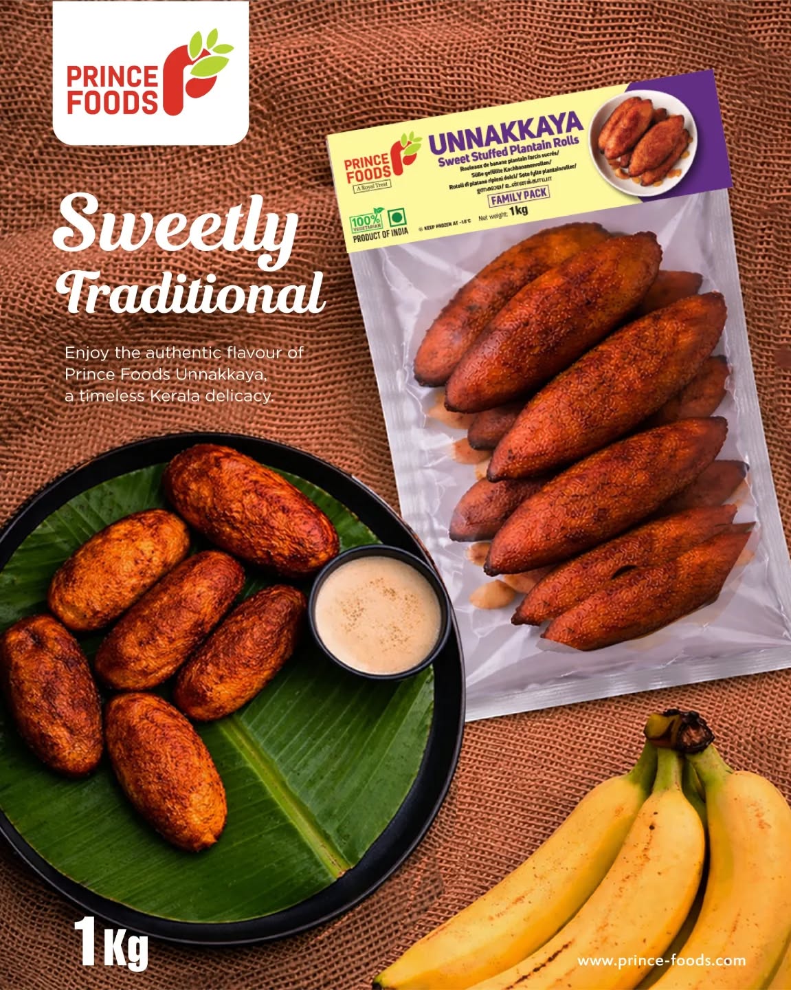 Savor the taste of tradition with Prince Foods Unnakkaya! 🍌👌
Indulge in the authentic flavor of Kerala's beloved delicacy, now available in a convenient 1kg family pack. Made with love and care, our Unnakkaya is a sweet and delicious treat that's perfect for sharing with family and friends.
Get it now:
- Available online: Order now and get it delivered to your doorstep! 📦
- In stores near you: Find us at a store near you and grab a pack today! 🏬
Try it today and experience the rich flavors of Kerala! 🇮🇳👌
#PrinceFoods #Unnakkaya #KeralaDelicacy #TraditionalTaste #ukmallu