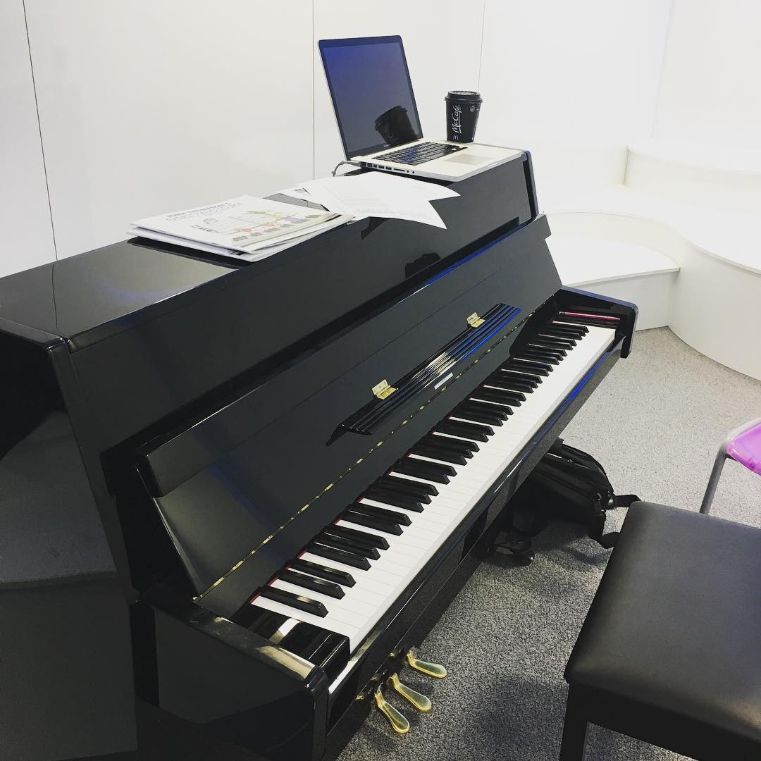 Full day of teaching today... it's a hard life sat playing this all day...! 🎹