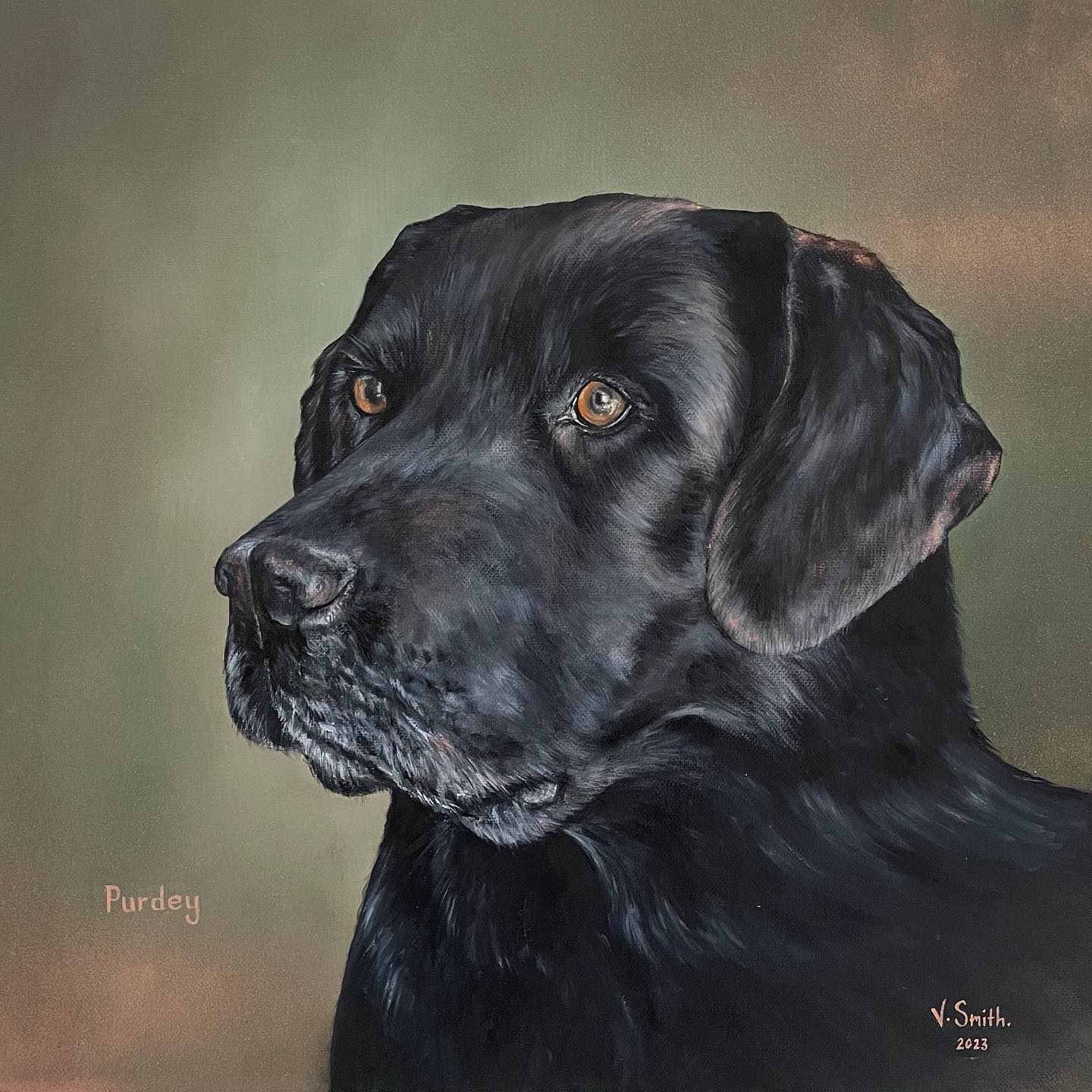 The most beautiful Purdey ❤️
Now in the safe hands of her family in Kenya.
Oil on canvas 16cm x 16cm.
