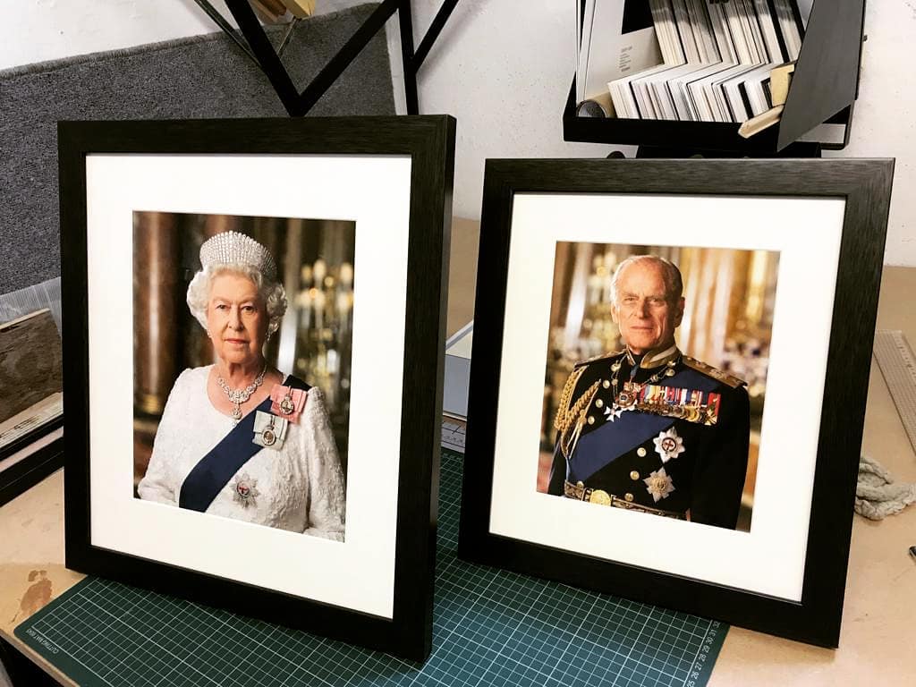 Nothing like framing a Royal! A classic flat charcoal frame with conservation antique cream mount is a combination which works really well for a classy family portrait. Sits nicely in any room, drawing attention without making a fuss! #touchofclass #framingservice #frameyourlife #Worthing #woodandwildey #framer #framersofinstagram #smallbusinessowner #worthingbusiness #sussexlife #dowhatyoulovelovewhatyoudo