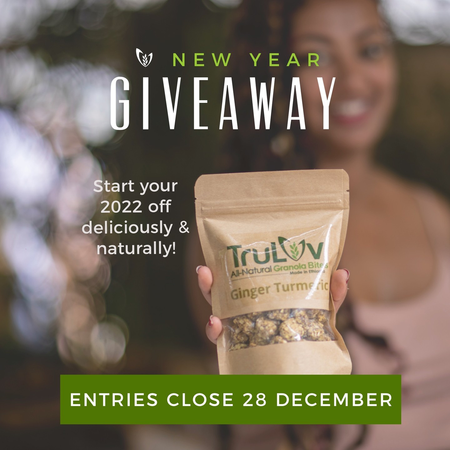 🎁 New Year Giveaway 🎁
We're so grateful to celebrate the start of another bright & beautiful year with you all! As a thank you to our customers, we want to give one of you a gift of 3 big packs of granola 💚
To enter this giveaway, just fill out a quick survey about our products (so we can do even better at meeting your needs in the future)! Enter now to win!
PS- thank you to our beautiful model @tinsaeteferi , and photographer @petrosteka 😍
Only entries submitted before 5PM (East Africa Time) 28 December will be considered valid.
.
.
.
.
.
.
#ethiopianshopping #madeinethiopia #handmadeinethiopia #buyethiopian #thegreatethiopianhomecoming #locallymade #merrychristmas #happynewyear2022 #gift #ethiopia #addisababa #truluvgranola #contest #ethiopianchristmas #love