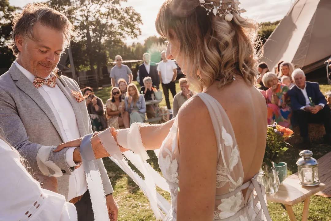 The beautiful bride & groom #tipee #tipeewedding #welshweddings #welshweddingvenue #tyncellarcommunityhall #selfcateringcottage #selfcatering #holiday #cottages #margam #porthcawl #bedandbreakfast #inittogether #barnconversion #tyncellarfarm #thebarnbedandbreakfast #inittogetherfestival #farm #farmlife #visitwales #walesadventure #wales❤️#nature #july #wales#tipiwedding #tipi
