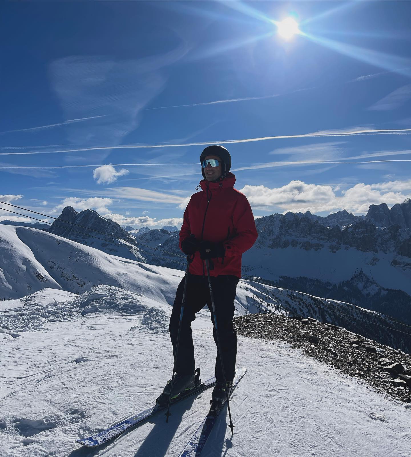 One of the best ways for me to recharge is spending time in the mountains. #skiing