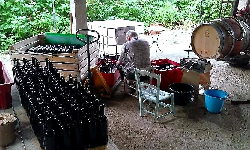 Souvenir d'une mise en bouteilles de nos "vins de garage" 2014 avec l'aide précieuse de Papi Pierrot 🥰.
Great memory of bottleling our garage wines in 2014 with precious help of Papi Pierrot 🥰
@clo.mami #vignoblesmontthabor #chateaumontthabor #familyvineyard #vindegarage #garagewine #transmission #travailenfamille