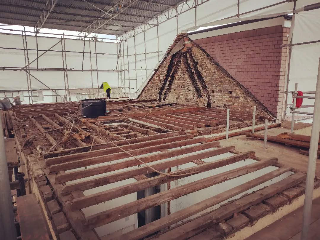 Doing a hip-to-gable loft conversion? It'll probably look like this at some point. Yet to see a converted hip roof survive intact.