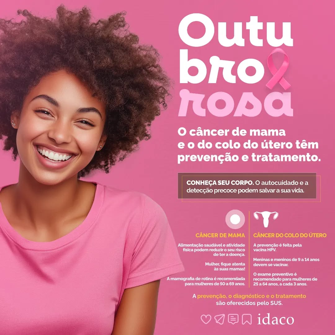 ✨ A tecnologia como aliada na luta contra o câncer.
Hoje, contamos com avanços tecnológicos que transformaram a forma de prevenir, diagnosticar e tratar o câncer de mama:
🔎 Equipamentos de imagem mais precisos: Mamografias, ultrassons e ressonâncias magnéticas estão cada vez mais eficazes, aumentando as chances de identificar tumores logo no início.
🤖 Inteligência Artificial: IA ajuda na análise de exames com maior precisão, identificando alterações mínimas que podem passar despercebidas e reduzindo falsos positivos.
📊 Big Data e análise de risco personalizada: Sistemas de análise de dados combinam histórico familiar, estilo de vida e informações genéticas para personalizar estratégias preventivas.
📱 Telemedicina e aplicativos de saúde: Consultas à distância facilitam o acompanhamento médico, e apps ajudam no controle da saúde, orientando sobre o autoexame e agendamento de exames.
Essas inovações tornam os diagnósticos mais rápidos e seguros, aumentando as chances de detecção precoce e tratamento eficaz. A prevenção é o primeiro passo — então cuide-se, faça seus exames regularmente e, se puder, leve essa mensagem para quem você ama! 💖
#outubrorosa🌸 #outubrorosabrasil