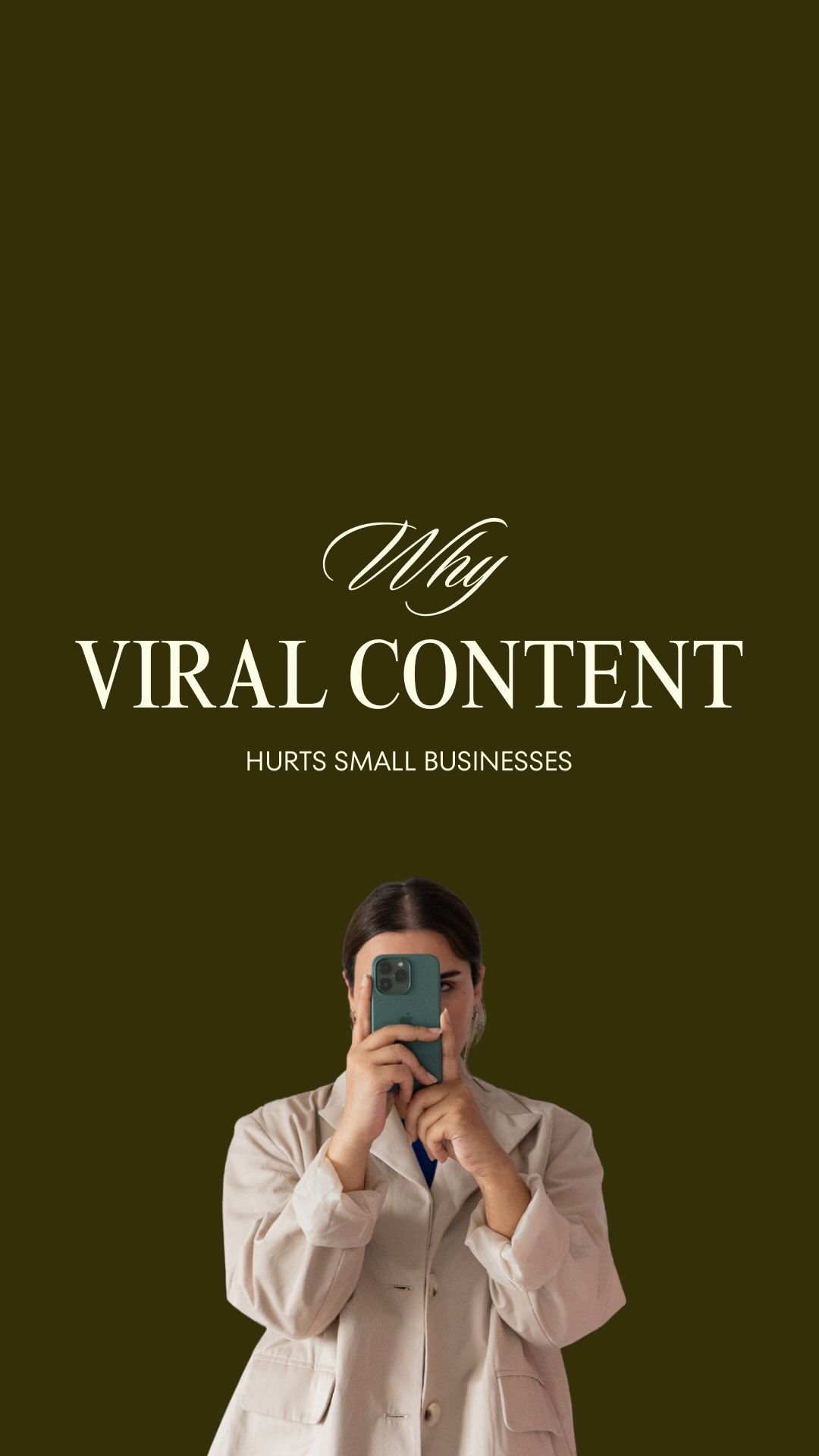 Unpopular opinion: going viral is overrated.
I know it sounds like the goal… thousands of views, tons of likes, a big spike in followers. But viral attention from the wrong audience doesn’t build a business, it builds noise.
What actually grows your brand?
✨ The right people finding you
✨ Content that builds trust, not just views
✨ Consistency that turns followers into clients
One viral post can bring a crowd.
Strategic content builds a community.
I don’t help my clients chase viral moments.
I help them build sustainable visibility that leads to real inquiries, real bookings, and real growth.
Stop chasing views. Start attracting buyers.
Follow for small business social media tips that actually convert 💻📈
⸻
#SocialMediaManager
#SmallBusinessMarketing
#SocialMediaTips
#ContentStrategy
#InstagramForBusiness