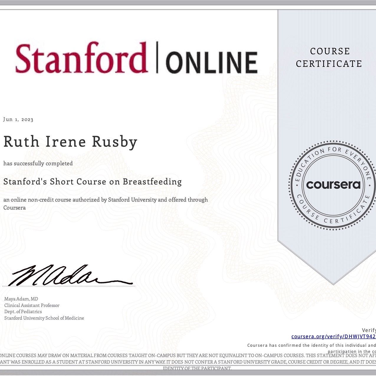 Completed this short course yesterday… perfect for mums-to-be as well as breastfeeding advocates and counselors. Beautifully illustrated and clearly explained with lovely examples…
#breastfeeding #breastfeedingadvocate #breastfeedingmom #firstchoice #lactation #humanmilk