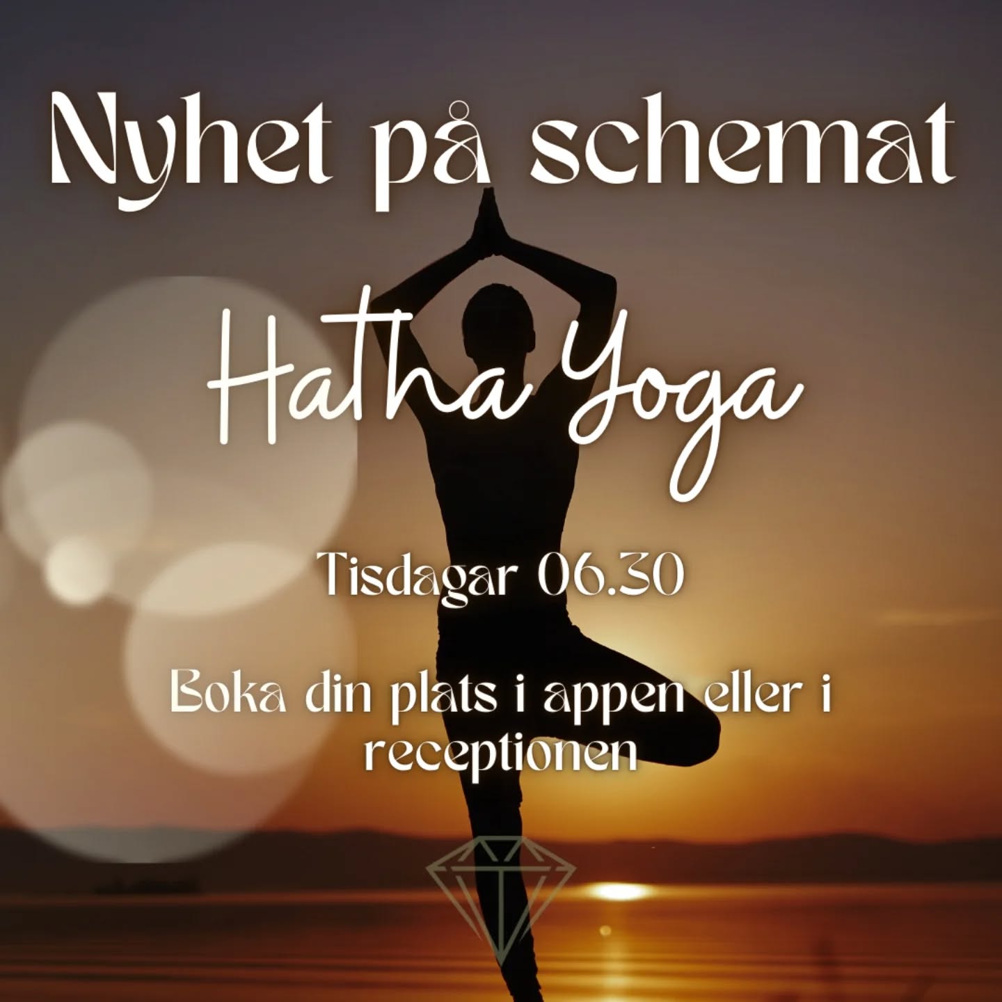 Nu är det dags för Hatha Yoga!
Vår nya instruktör Elsa kommer att köra med er på tisdagar 06.30 från och med 3/2 och 7 veckor fram till att börja med.
Boka din plats i appen redan nu! 🧘