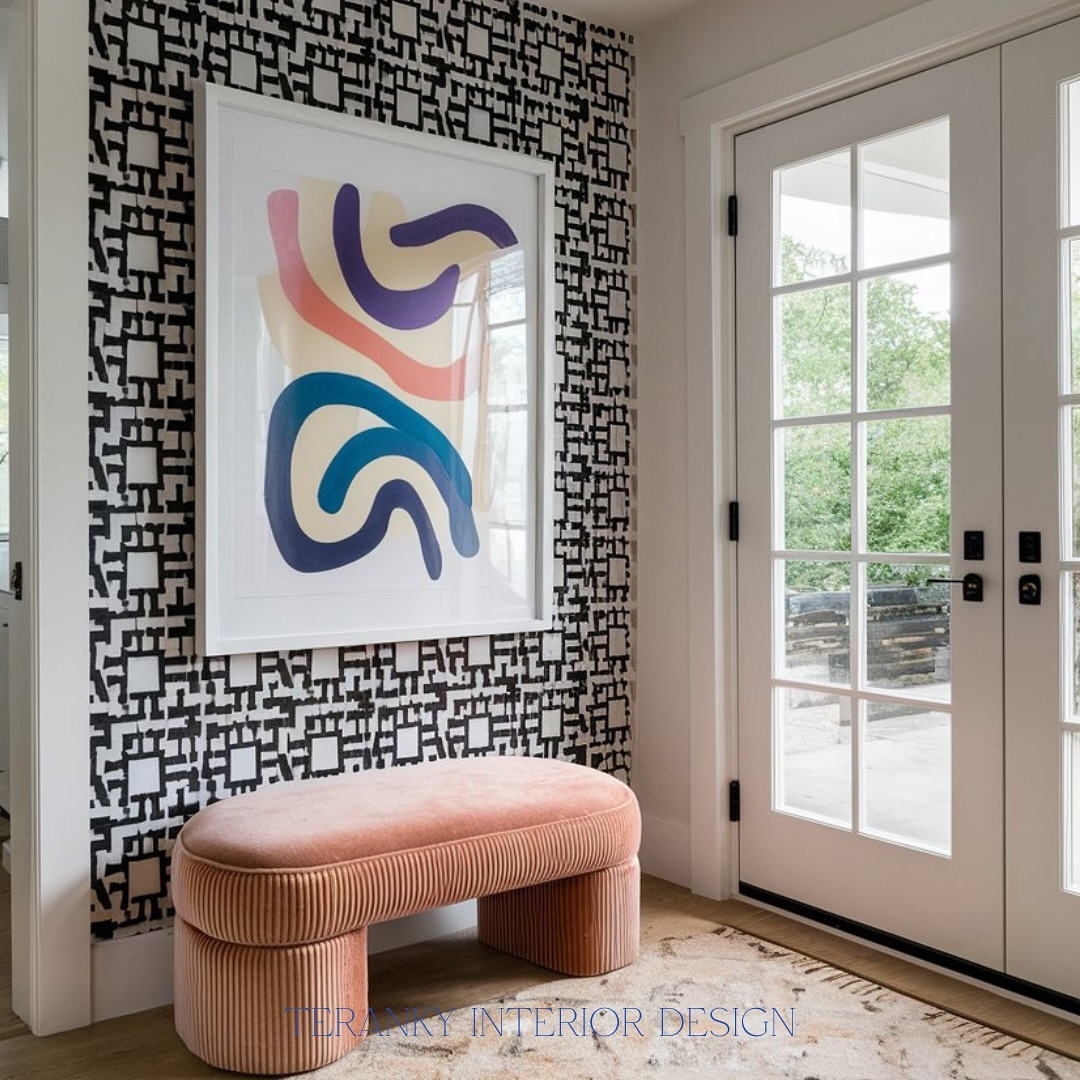 Let’s talk about Harmony✨
Instead of keeping geometry and organic elements entirely separate, find pieces that blend the two—such as a curved seat, or a rug with both sharp lines and flowing patterns.
Incorporate artwork that features geometric patterns or abstract shapes. This could be through wall art, sculptures, or even geometric patterns in rugs, such as the wallpaper and wall art in this design .
By carefully integrating these elements, you can create an interior that feels both structured and inviting, offering a balanced and harmonious environment.
-Happy Wednesday-
#interiordesigntips #interiordesign #abstractart #contemporyart #harmony #harmonyincolor #harmonyindesign #fairfaxva #londonontario #interiordesinger #moderncontemporary #abstractartoftheday
