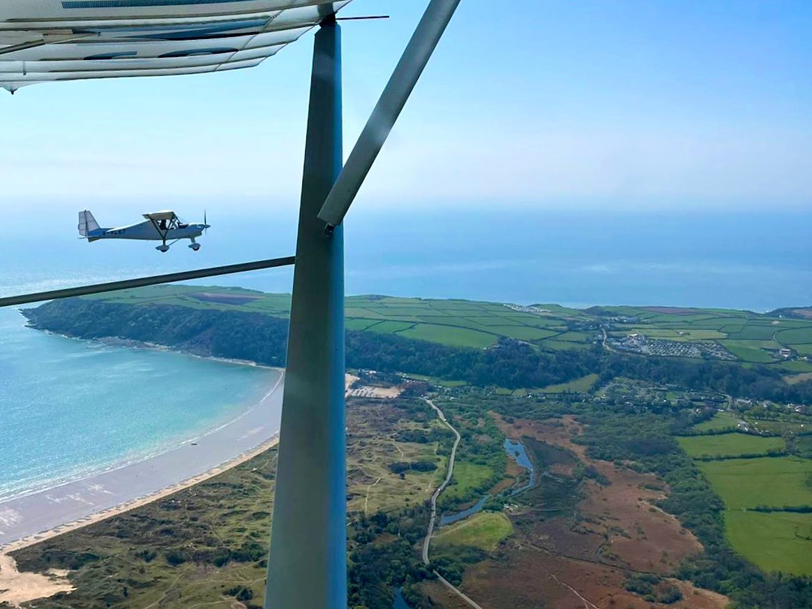 Beautiful day for a formation flight over Gower โ๏ธโ๏ธโ๏ธ