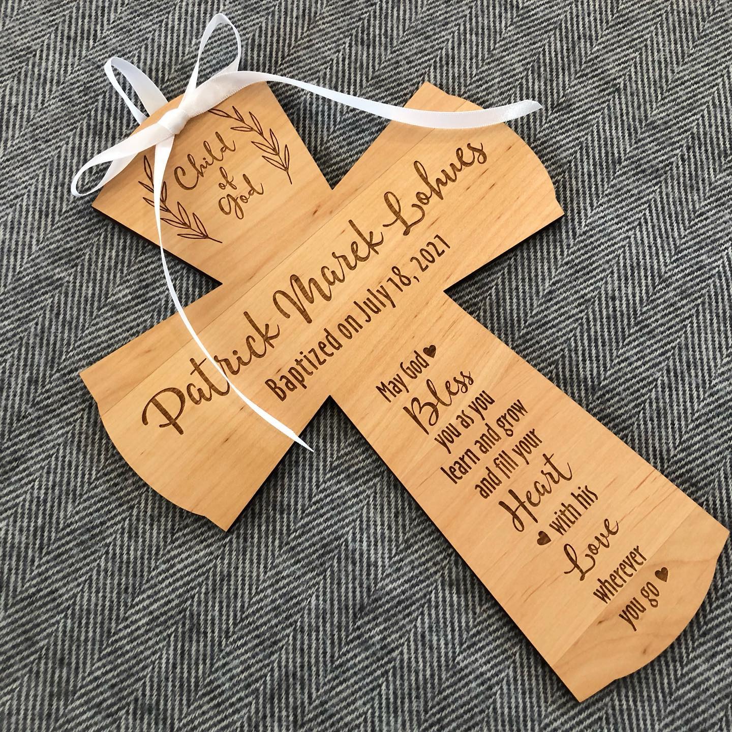 At paper panache we do custom engraved pieces