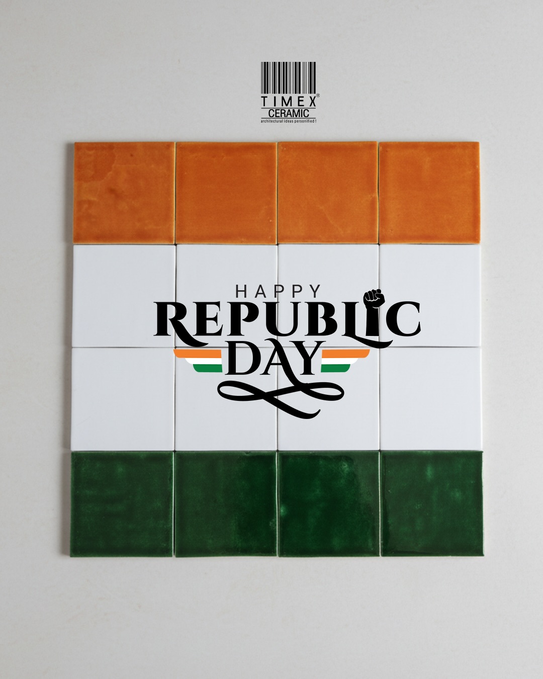 Built on principles, not trends.
This Republic Day, we reflect on the values that guide how we design, collaborate, and build. Equality, integrity, freedom, responsibility, and continuity shape the way we work at Timex Ceramic.
These principles form the foundation of everything we create.
Happy Republic Day 🇮🇳
#RepublicDay #BuiltOnPrinciples #TimexCeramic #DesignWithPurpose #ArchitecturalSurfaces