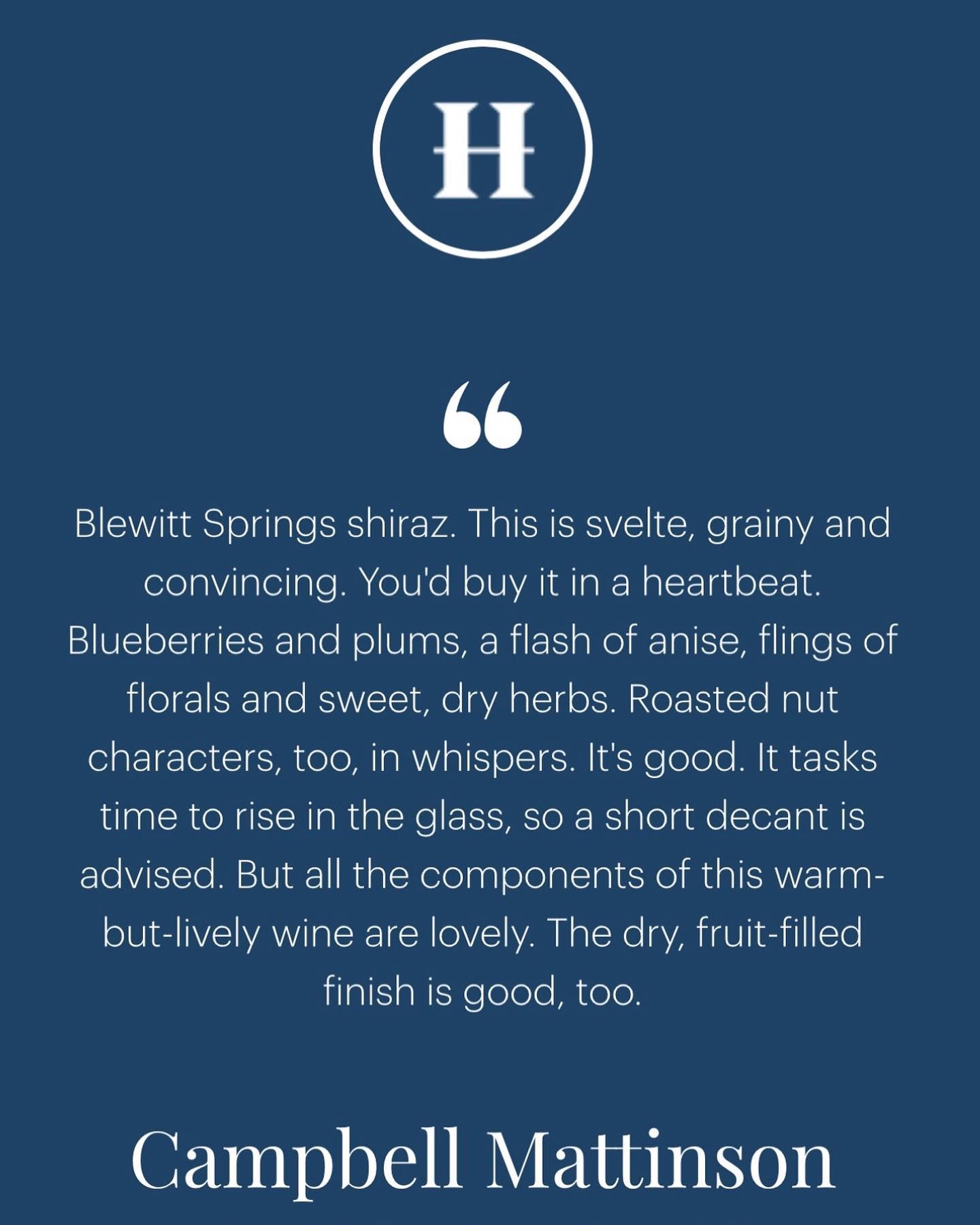 Halliday review plus 94 points for the #wildwinds Shiraz!
#shiraz #shoalhaven #shoalhaventourism #australian #australianwine #australianwines #redwine #redwinelover #wine #winemaker #viticulture @winecompanion #campbelllmattinson