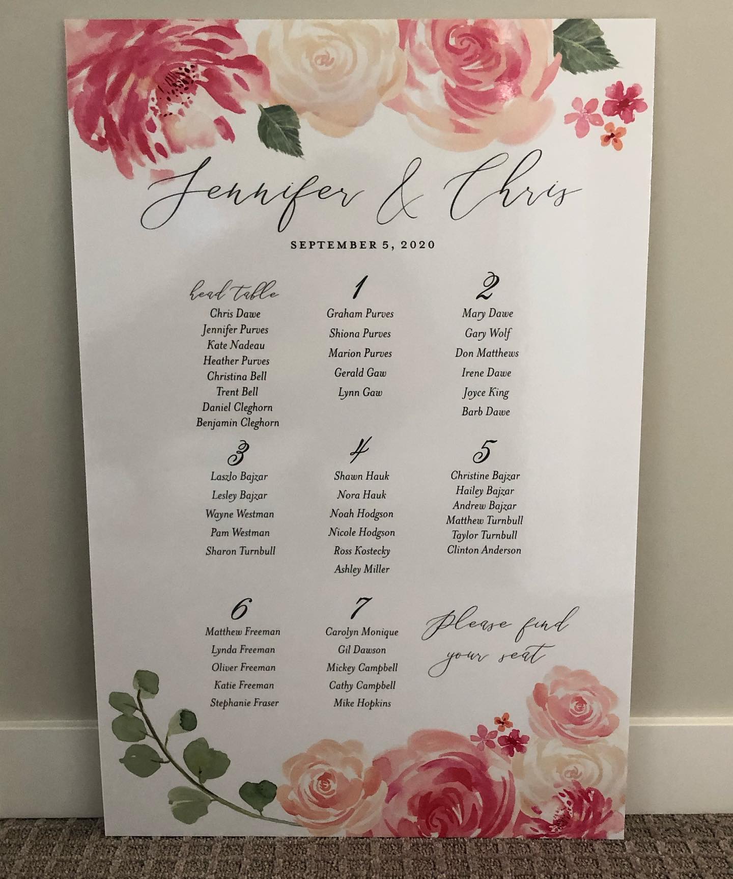 We design custom tableboards with any style or theme. #panacheinvitations