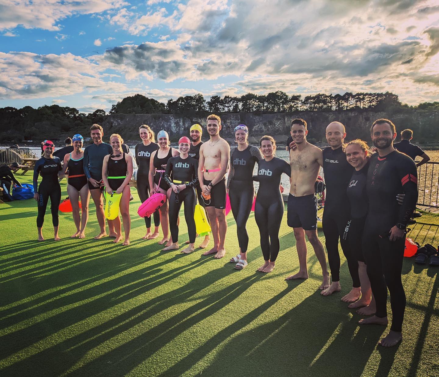 E V E N I N G S W I M • When the @socialheroesadventureclub crew is this epic, the blue skies are out & the water is calling you for a feel good evening swim…. You know that life is good! 🌤💦🏊♂️🧡 #BetterTogether
•
•
•
•
•
•
•
•
•
•
•
•
•
•
#swim #swimming #eveningsun #blueskies #schoolnightswim #squadgoals #smiles #crew #dip #eveningdip #wildswim #wildswimbristol #bristolwildswimming #bristolwildswim #wildswimningbristol #socialheroes #swimmingadventure #bristolswimming #swimbristol #bristolswim #swimmingbristol #goodtimes #feelgood #freshair #fresh #wellbeing #epic #socialfitnessbristol #socialheroesadventureclub