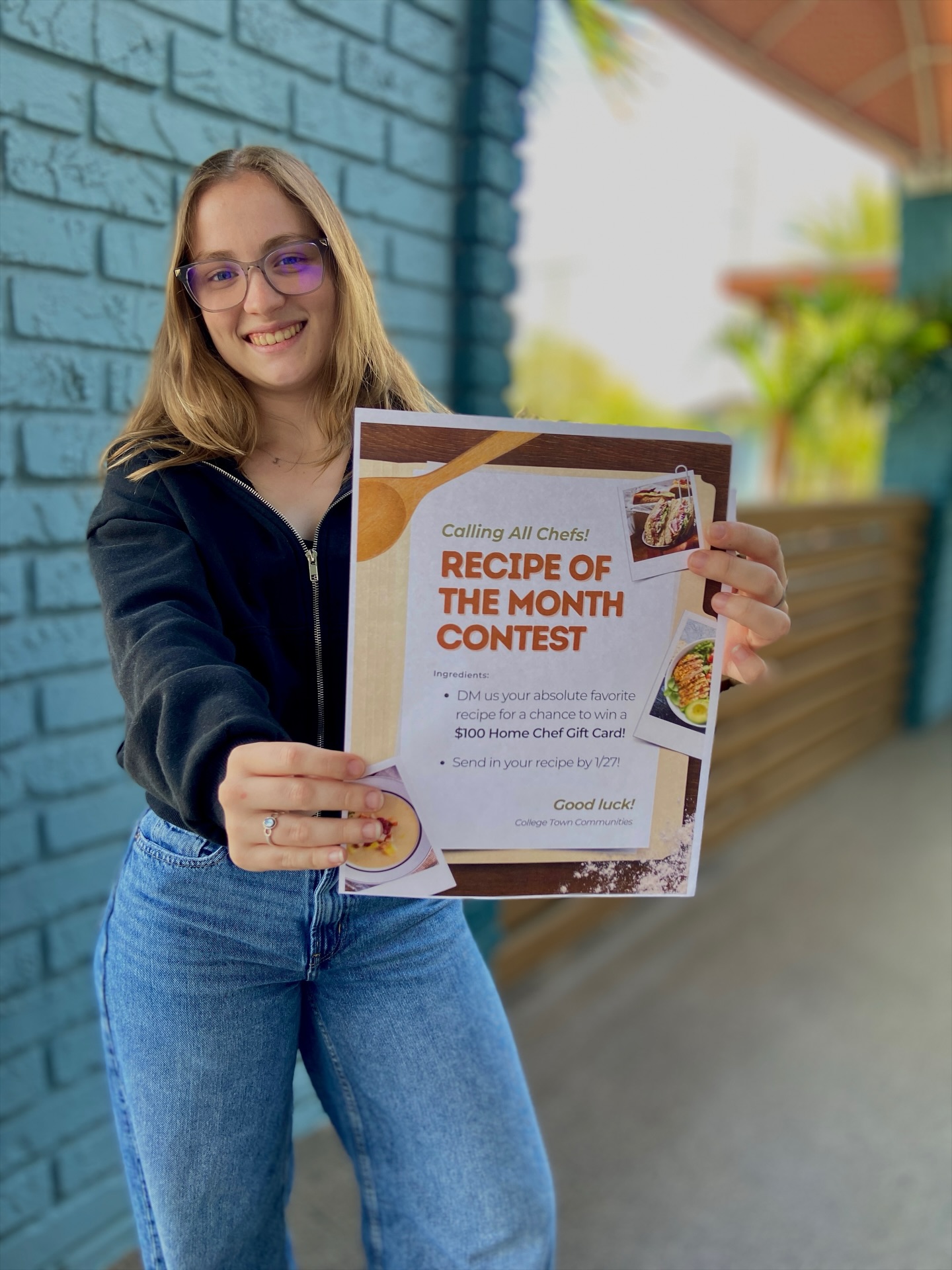 🍽️ Tired of the same old turkey sandwich? We want your culinary genius!
DM us your absolute favorite, most creative recipe for a chance to win a $100 Home Chef Gift Card!
Send in your recipe by 1/27! Good luck, chefs! 🧑🍳
#CollegeTownCommunities #LiveWithin #RecipeOfTheMonth #Contest #HomeChef