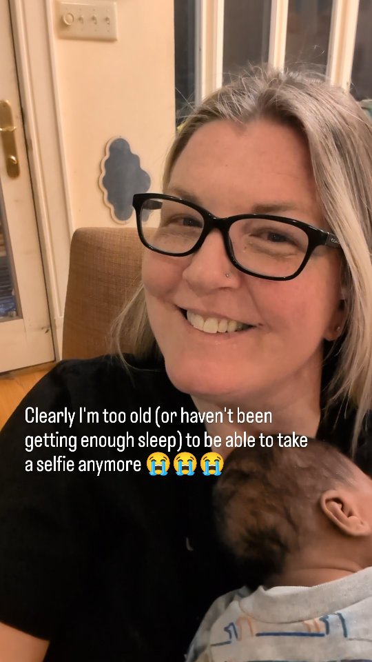 I'm only 51 - Gen X - & I should know the difference between a photo & a video. Clearly I need more continuous sleep than this 5wk old is allowing me. #fosterlove #babyblue #imperfectlybeautifulus