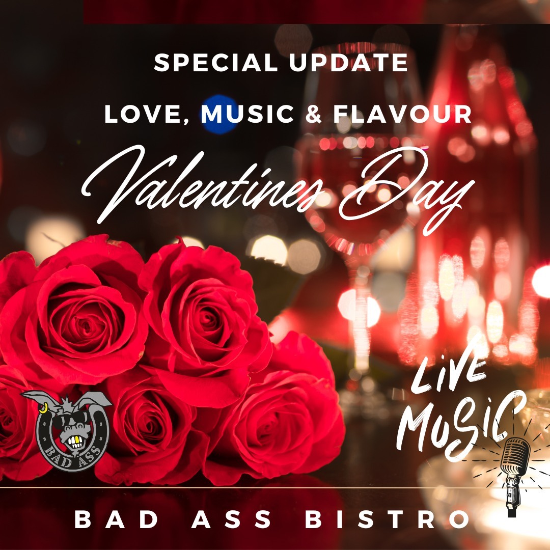 💘 Valentine’s Day Update! 💘
We’re mixing things up this year! Instead of a set menu, we’re giving you the freedom to order exactly what you want from our regular menu on Valentine’s Day! 🍽️✨
🥂 Same amazing vibes
🎶 Live music to set the mood
🍴 Your favorite dishes, your way
No need to book a ticket—just bring your special someone (or your crew).
Reservations are highly recommended, and you can easily book online in our Link In Bio
#BadAssBistro #ValentinesDay #DineYourWay #SpanishFusionFlavors #LoveAndGoodFood