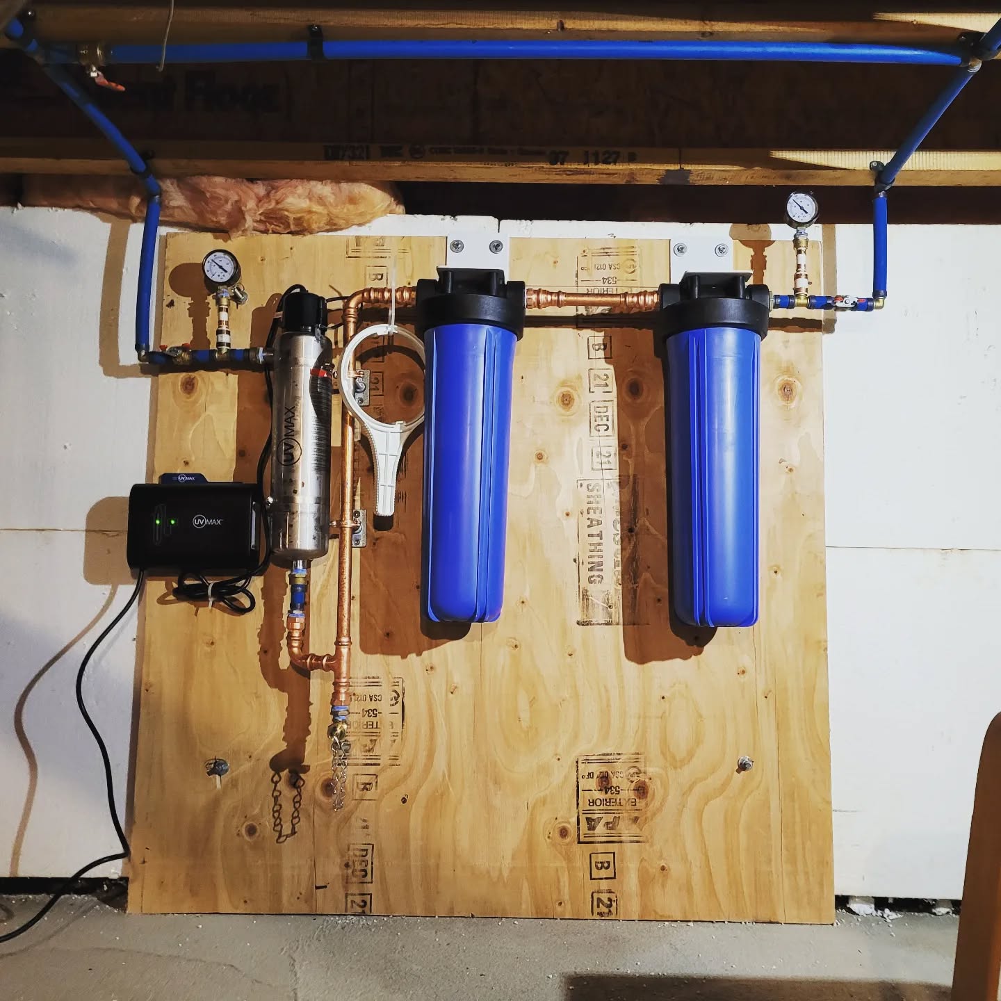 Filtration Station.
Sediment/Carbon/UV filters.
#plumbing #plumber #seatosky #squamish #bowen #Pemberton
#gas-fitting #trade