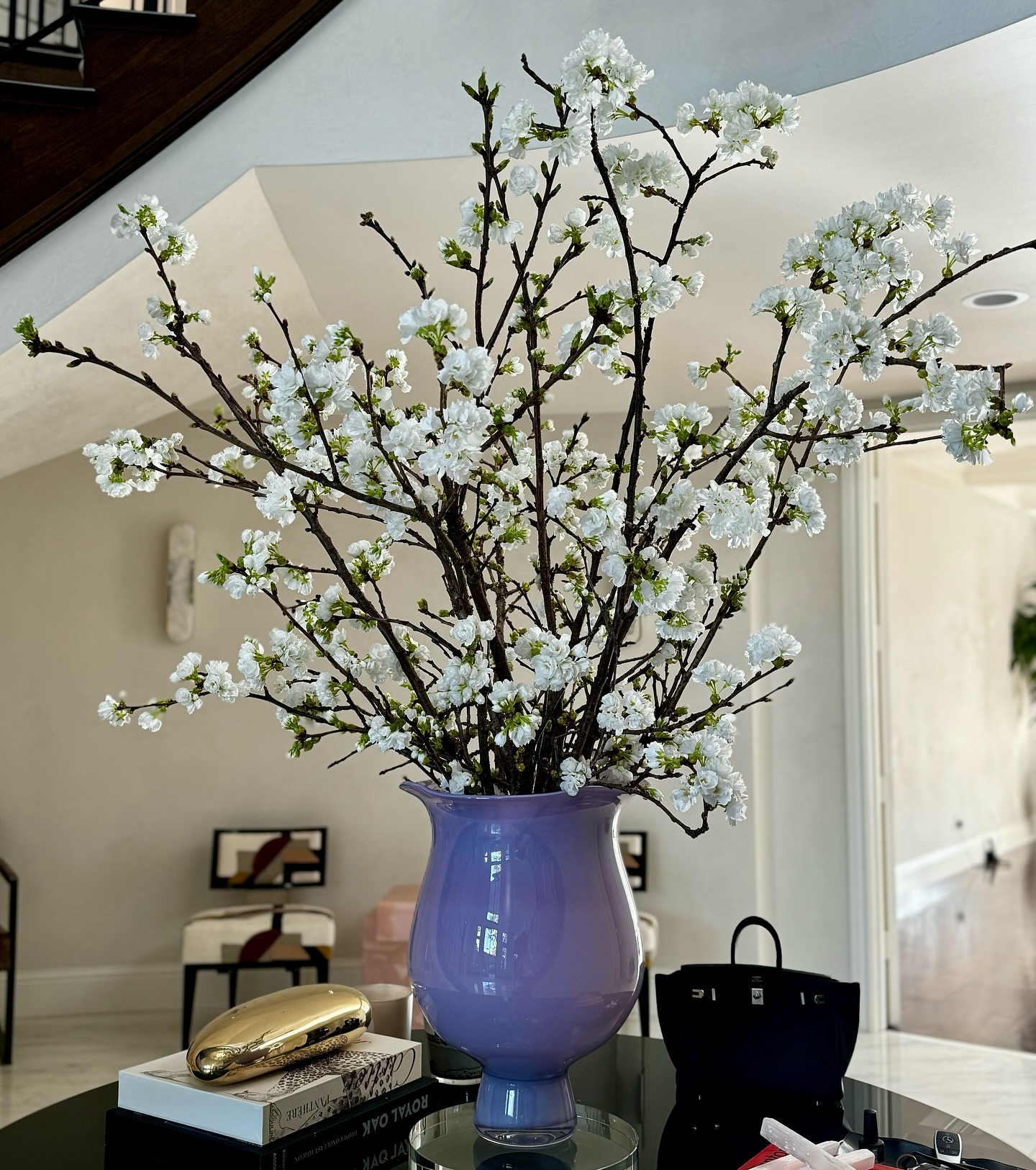 Cherry blossoms have landed! #cherryblossom #interior #flowers