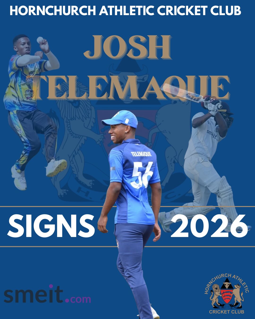 🚨 HERE WE GO! Hornchurch Athletic Cricket Club are delighted to announce that JOSH TELEMAQUE 🇹🇹 will be returning to Hylands Park, as our overseas for the 2026 season
Josh will arrive for the beginning of the season, subject to a successful visa application.
JOSH TELEMAQUE ✨🇹🇹. #hacc #essexcricket #cricket #englandcricket #explore