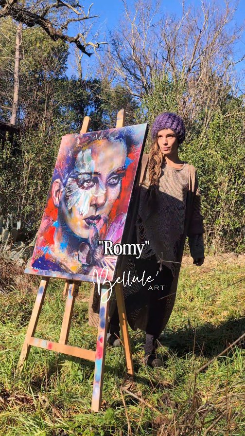 plus près de “Romy”.
Un portrait d’états d’âme.
Une femme-fleur, dans cet entre-deux :
force / fragilité — interne / externe.
🌸 La fleur n’est pas décorative :
elle parle de ce qui pousse malgré tout.
Le figuratif frôle l’abstrait, comme des émotions qui débordent.
🎨 Acrylique, bombe & pastel gras sur toile de lin
📏 60×80 cm
Œuvre en collaboration avec @romy_bondy
Merci à elle 🙏 pour la rencontre.
🖼️ Tableau original disponible (lien dans ma bio --> @belluleart
Besoin d’être rassuré ? Écris-moi “ROMY” → je t’envoie détails, vidéos, différentes lumières + mise en situation, etc...
💬 Est ce que tu ressens cet "entre-deux" dont je parle ?
#belluleart #femmefleur #portraitart #emotionalpainting #tableaucontemporain