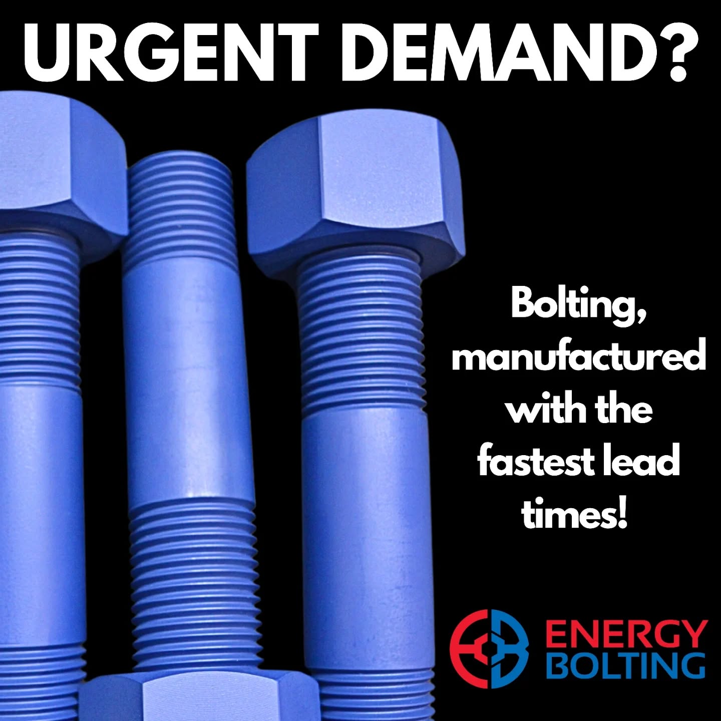 Energy Bolting manufactures a diverse range of special fasteners, machined components, and associated products.
We fulfill urgent requirements with the shortest lead times! ⏱️
📧 Contact us: sales@energybolting.com
🌐 Learn more: www.energybolting.com
#Fasteners #Energy #Bolting #Bolts #Nuts #TapEnds #SpecialFasteners #UKManufacturing #Engineering #Precision