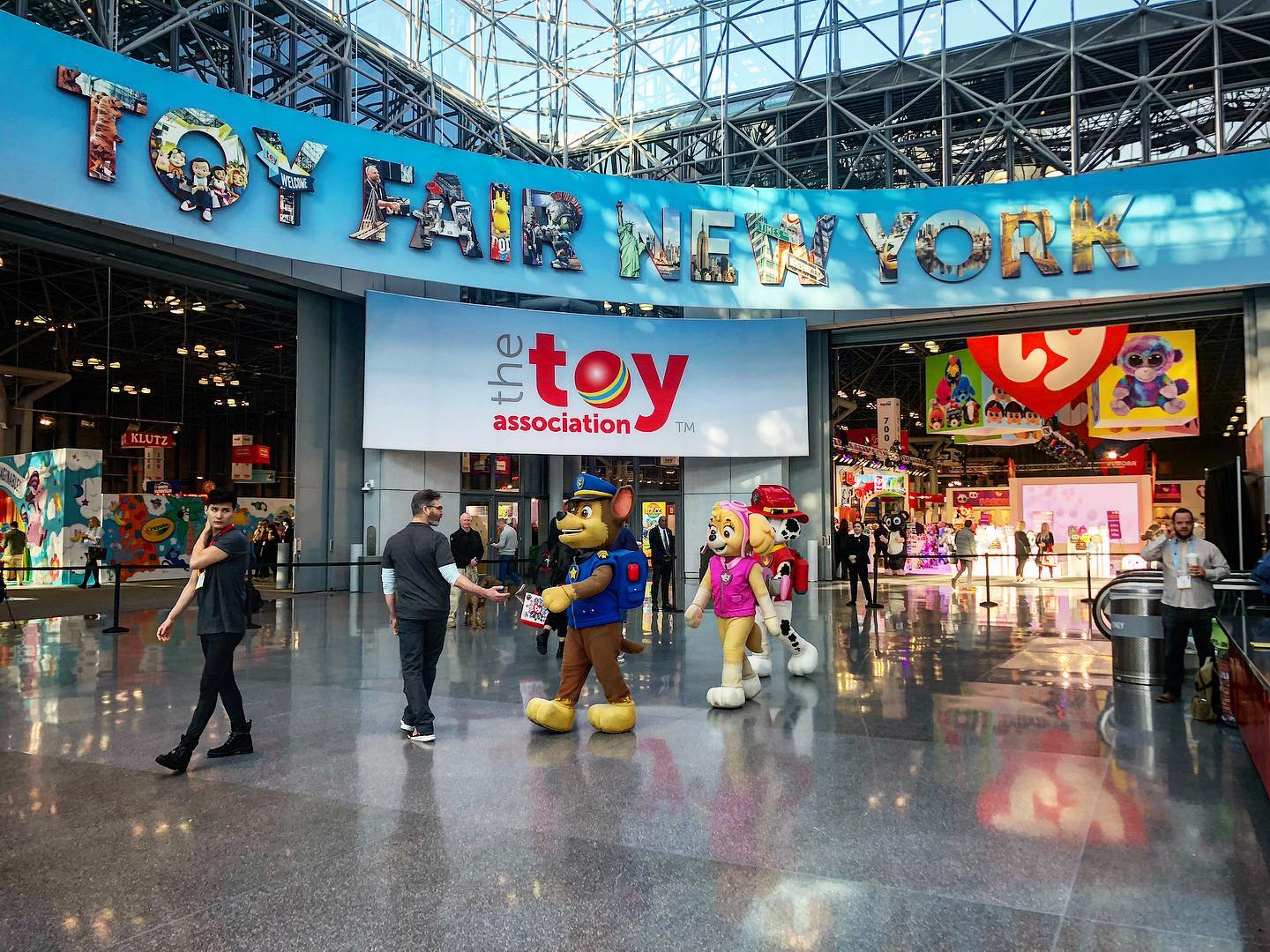 No big deal. Just saying hi to Chase, Skye, and Marshall #toyfair2020 #nytf #nytf2020 #toyfair
