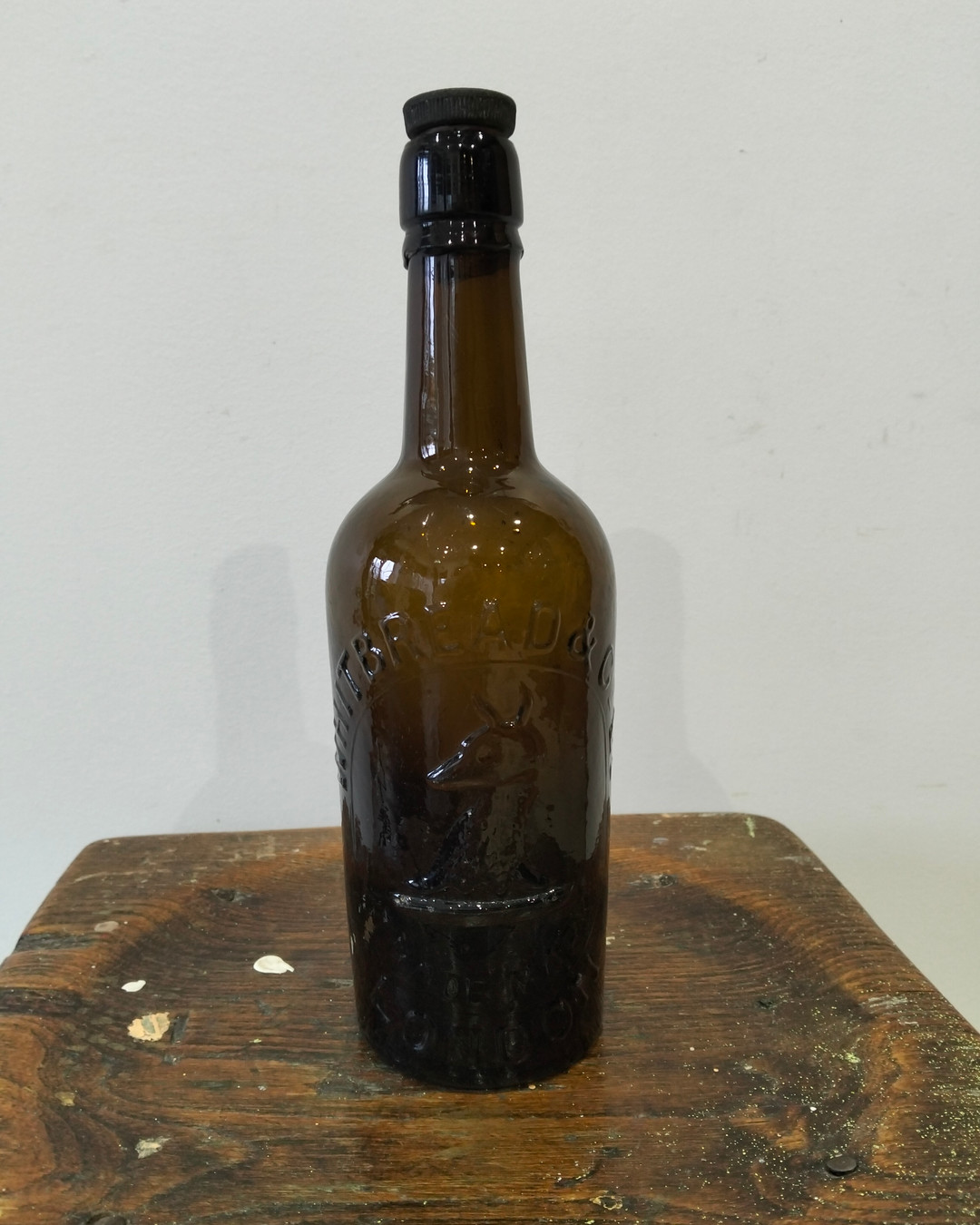 Discover timeless elegance with our Vintage Whitbread brewery Amber Glass Bottle! Perfect for home decor or as a unique gift. This rare piece, with its stunning embossed stag design, is just waiting to be showcased. Link in Bio #Vintage #HomeDecor #Barware