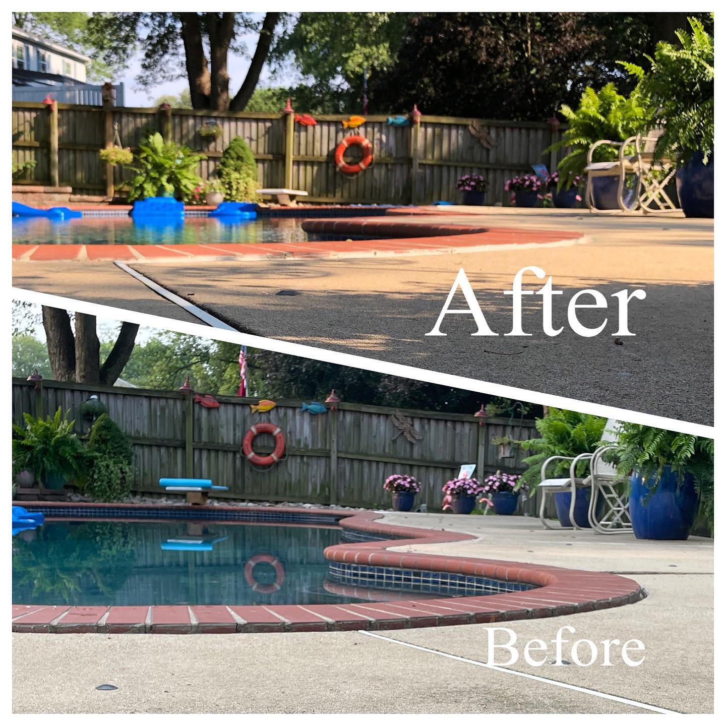 Sunken pool deck? No problem, we can take care of that!