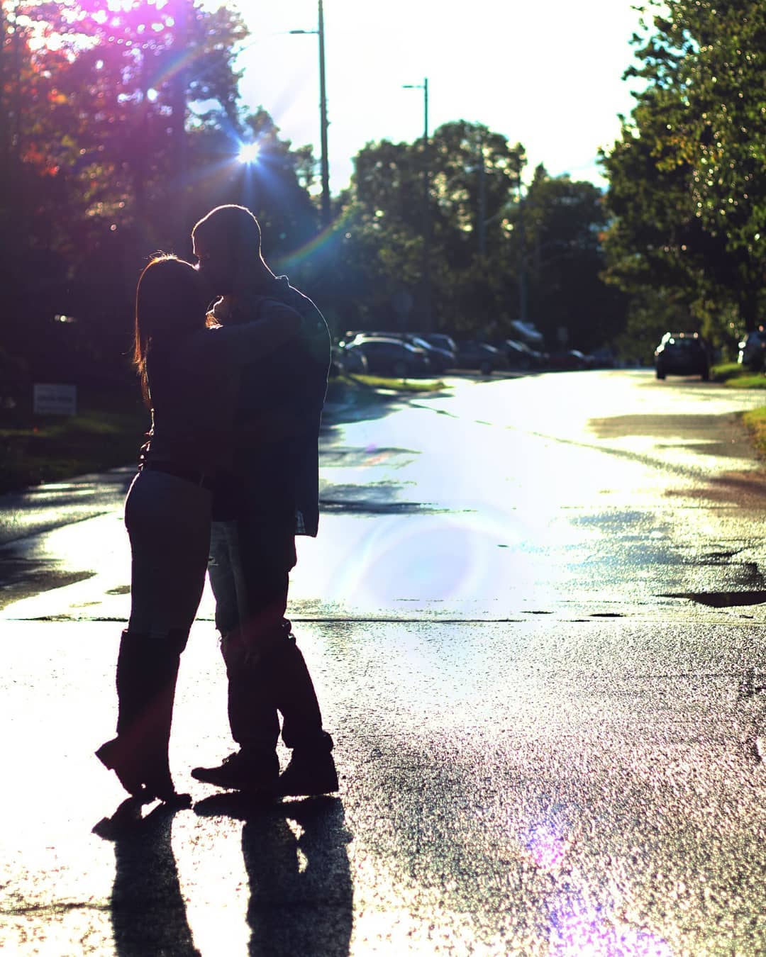 Celebrating one year of togetherness! .
.
.
.
.
#photographylife #photographer #creativeentrepreneur #visualscollective #shootandshare #photooftheday #silhouette #anniversary #engagement #happilyeverafter #lenseflare #couplegoals #relationshipgoals #cutekiss #cutecouple #theone #myoneandonly #engagementphotography #streetphotography #havingamoment #powercouple #couplesphotography #rainbow #reflection #sunshine #missingsummer #fallcolors #nofilter #couplelove #kissme