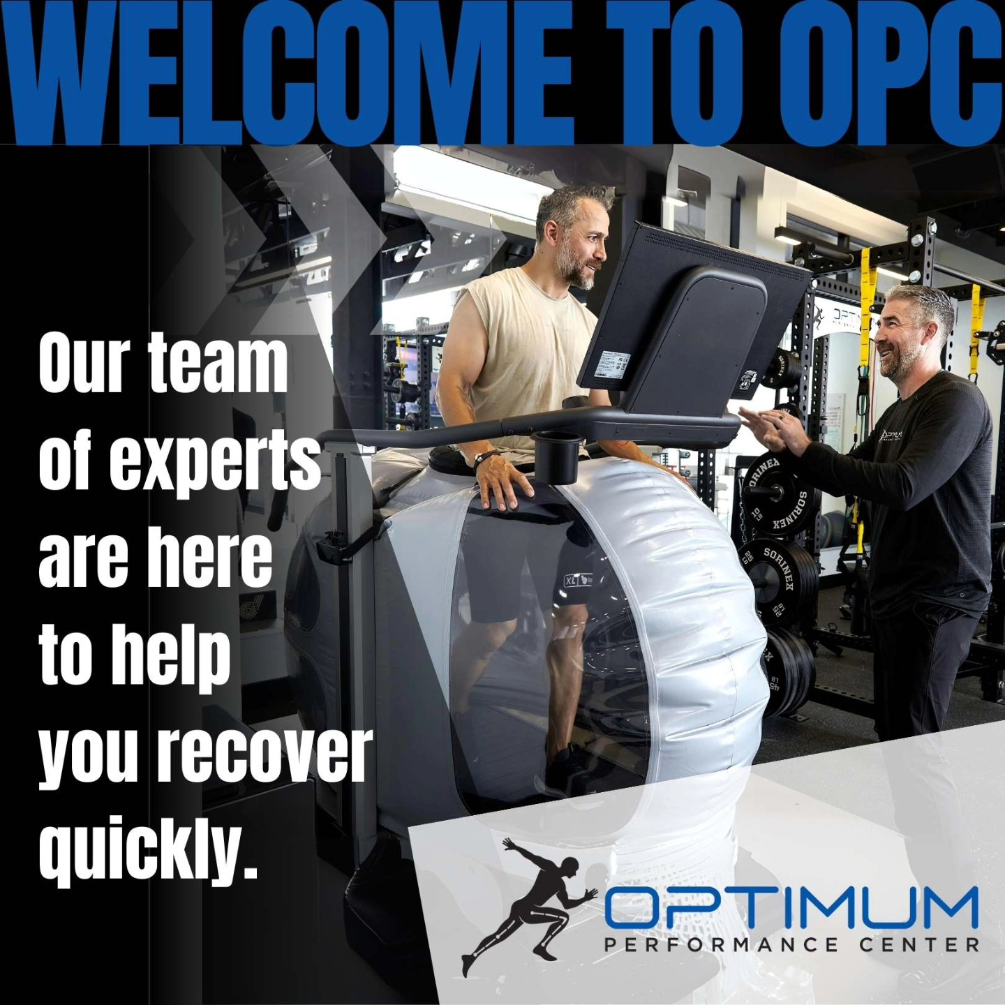 Welcome to Optimum Performance Center's Instagram Page! We're excited to share our journey, tips, successes, and services with you. Stay tuned for exciting updates and content. #OPC #Welcome #NewBeginnings