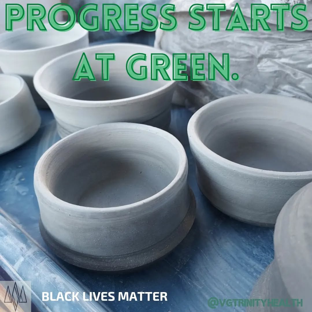 Beginning to make pots by hand after a life full of book reading, researching, essay writing, and speaking has been a humbling experience. I had to say "yes" to discover what this tactile practice has so far brought into my life. I invite you to wonder what you might need to say #yes to. This greenware has since been glazed and serves as a reminder of #progress not perfection.
.
.
.
.
.
#mentalhealth #therapy #awareness #stress #trauma #ptsd #anxiety #depression #mind #body #spirit #somaticexperiencing #health #recovery #gratitude #mindfulness #action #nostigma #free #hope #help #open #connection #trust #peace #pottery