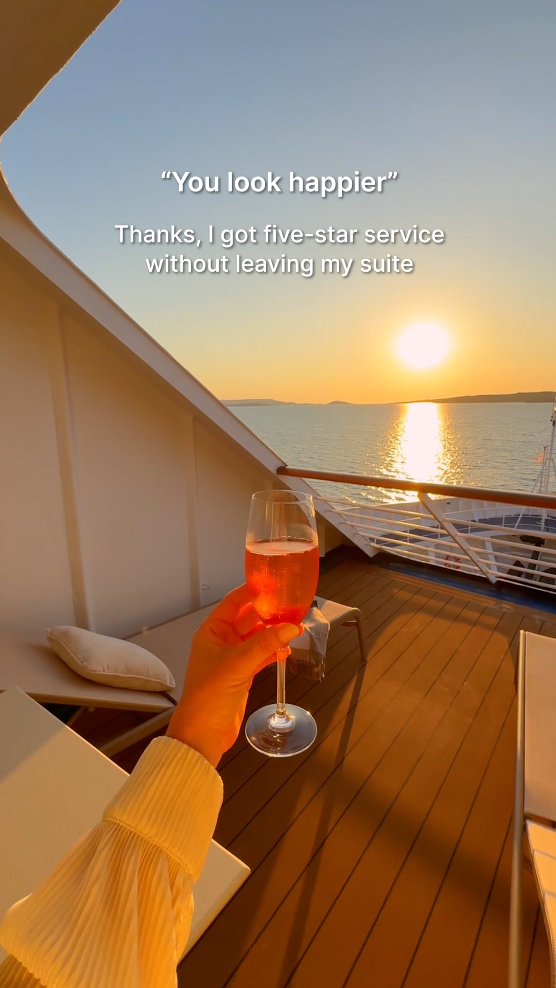 When dinner is served in the comfort of your suite and the view is simplyunforgettable, there’s little more to ask for. With Silversea, you'll enjoy in-suite dining with butler service—perfect for those who value privacy, elegance, and a front-row seat to the sea.