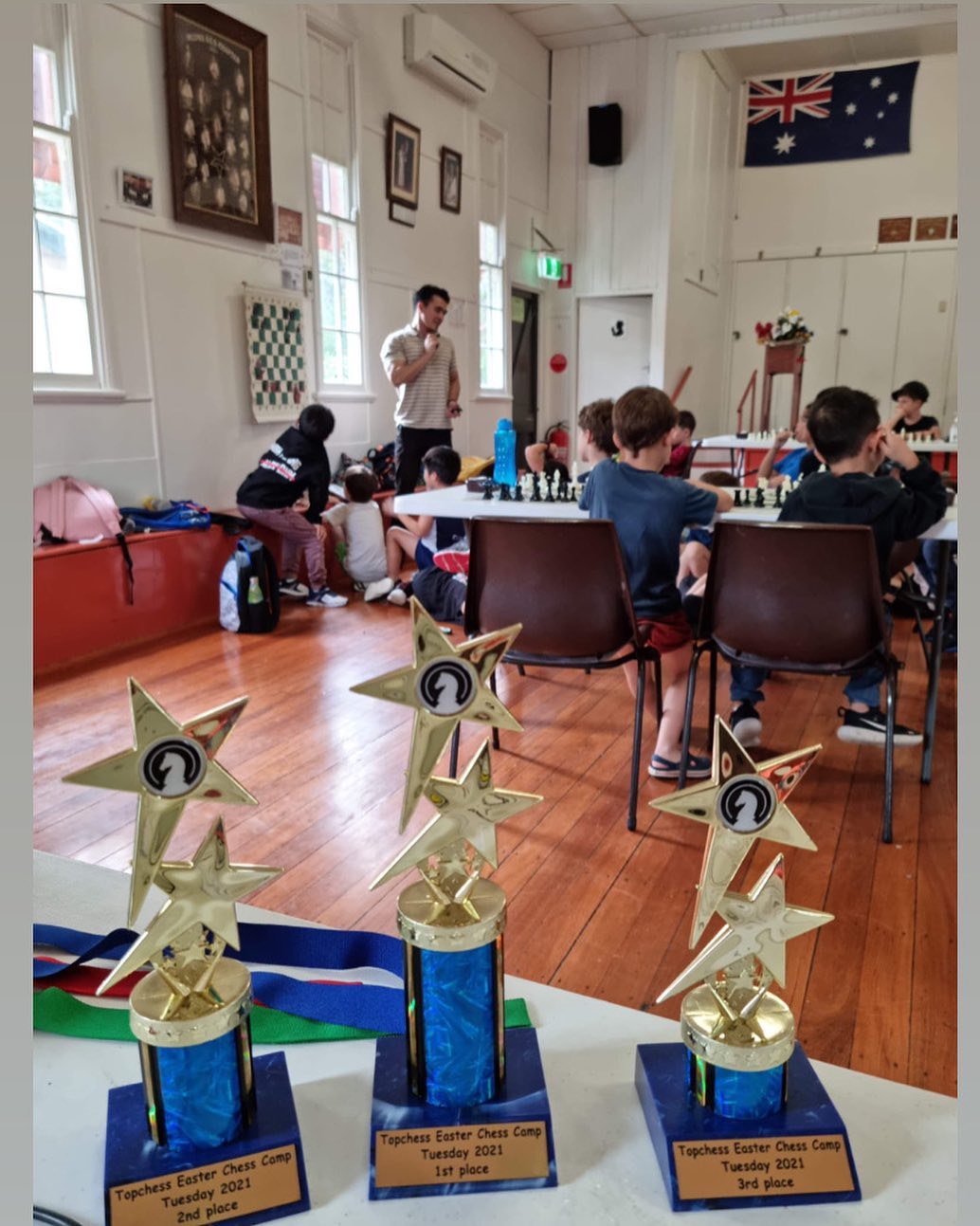 Junior Club Tournament today 12-4pm. An Anzac Day Special. www.topchess.com.au/events 🏆