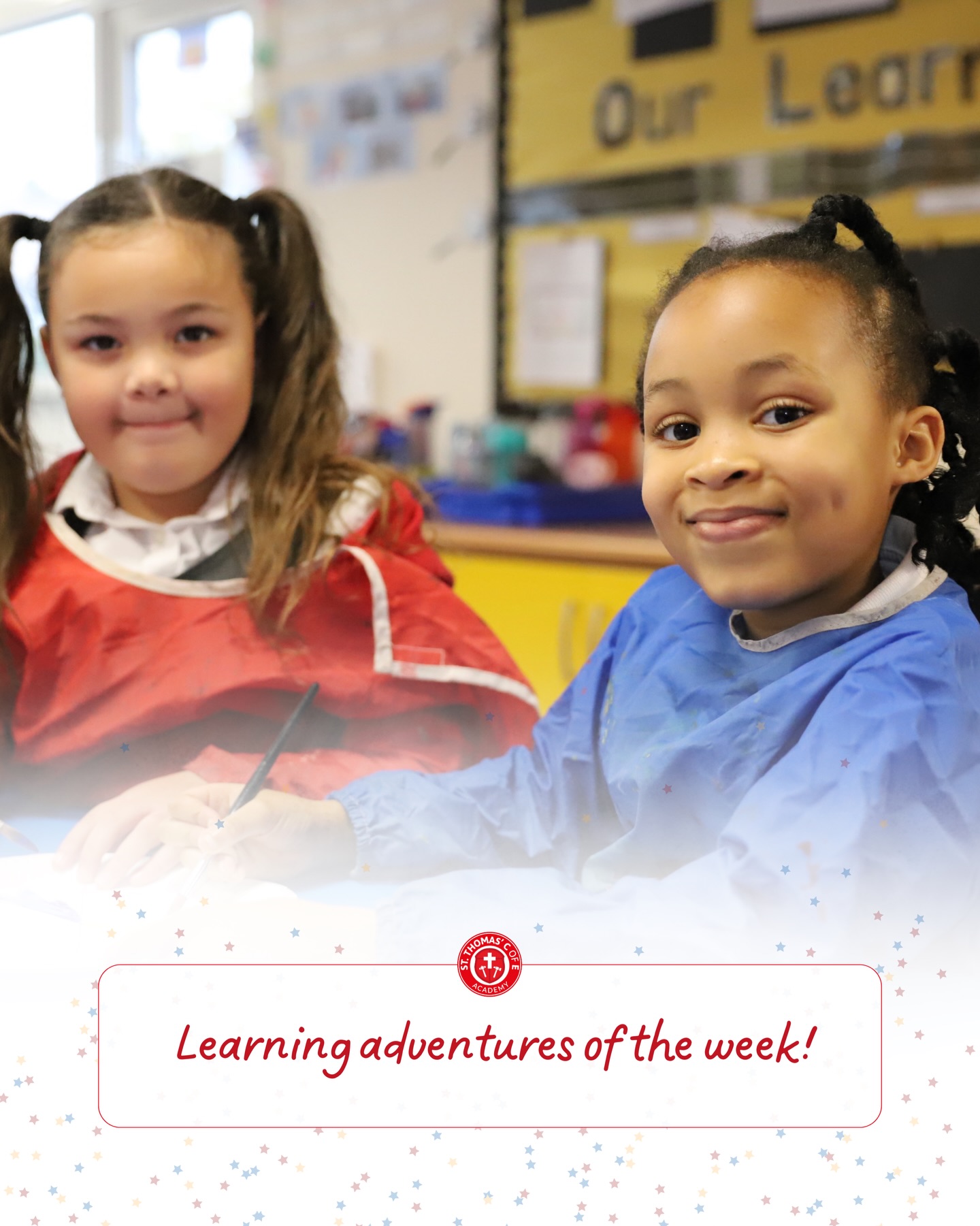 ✨ This Week’s Learning Adventures ✨
Nursery – Exploring Jack and the Beanstalk, with the children creating large-scale drawings of the giant.
Reception – In Drawing Club, children talked and wrote about the character Road Runner.
Year 1 – Learning about Sikhism, focusing on the Five K’s and their special meanings.
Year 2 – Discovering Mexico by identifying and labelling human and physical features on maps.
Year 3 – Exploring the symbols that represent Jesus.
Year 4 – Using climate data, collecting and presenting information to draw conclusions.
Year 5 – Comparing the Mediterranean climate by creating dual bar charts for London and Athens.
Year 6 – Investigating what happens to food over time, tracking bacteria and fungi growth and recording findings.
Learning Hub – As part of our wider curriculum work we have been discussing what we are thankful for in our life and what we can be thankful to God for. The children have said their family friends and school. We continued our leaning and listened and explore the story of God creation. We looked at ways we can help look after God‘s world and how we can contribute by looking after where we live. The children said they could pick up Rubbish and recycle rubbish.