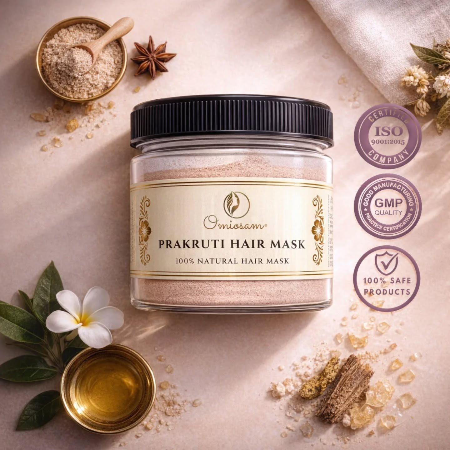 Prakruti Hair Mask – Clinically Inspired Ayurvedic Hair Repair Formulated with proven Ayurvedic botanicals.
Prakruti Hair Mask supports scalp health, reduces breakage, and improves hair texture with consistent use. Safe, gentle, and free from sulphates and paraben.
shop now
www.omiosam.com
For free consulting call us on
+91 972 3653 569
#AyurvedaBacked #HairScienceNaturally #ScalpHealth