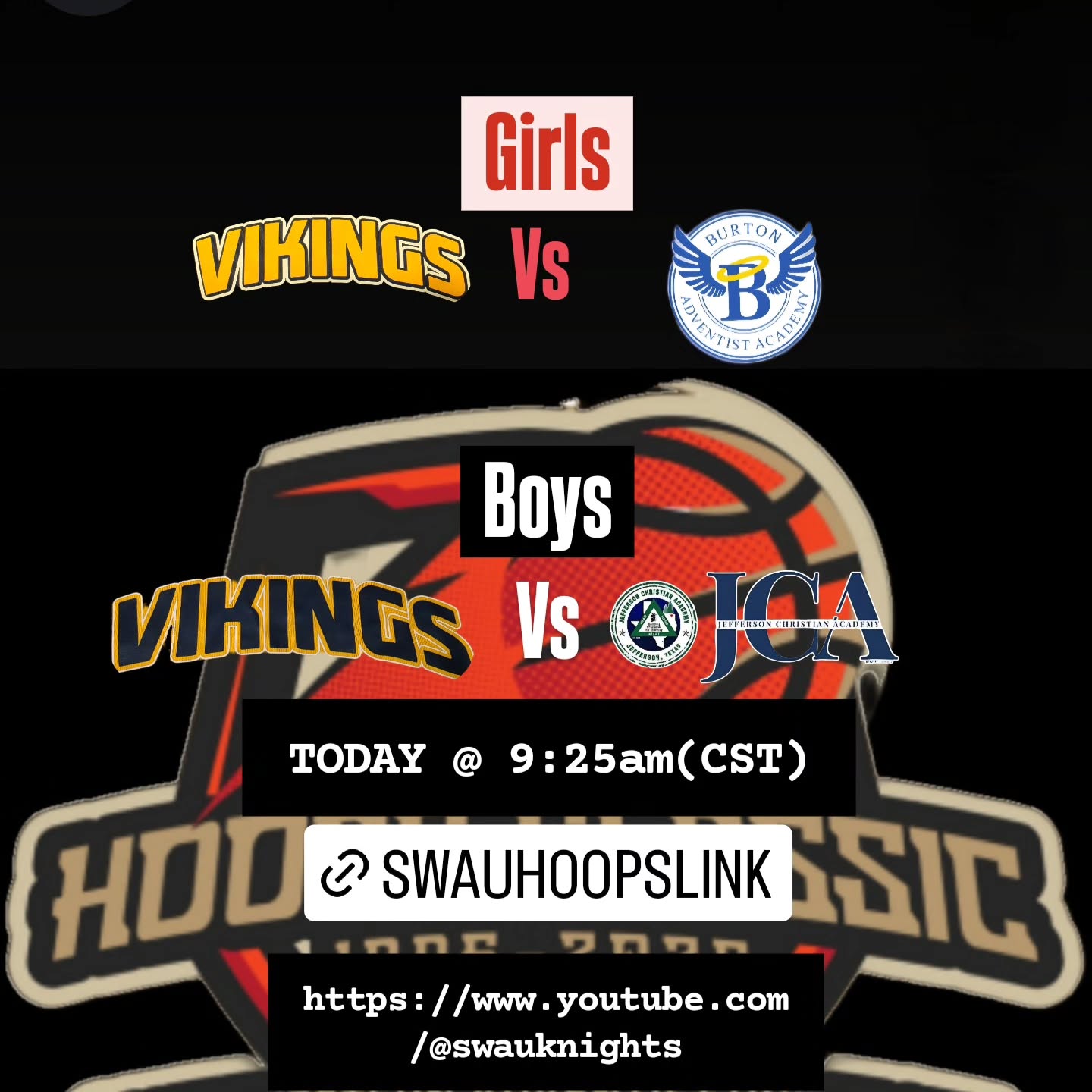 🔥🔥🔥PLAYOFF GAMES🔥🔥🔥
Watch games on the link
https://www.youtube.com/@swauknights