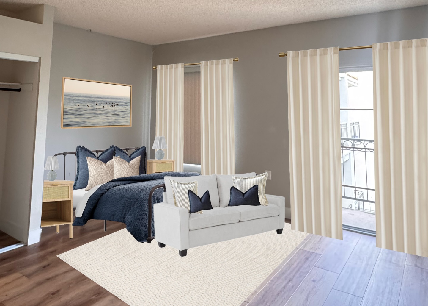 A little before and after for your feed!✨ This client is downsizing from an apartment to a studio in a senior living facility and we had such a fun time brightening the space up!
#virtualdesign #interiordesign #interiordesigner #homedecor