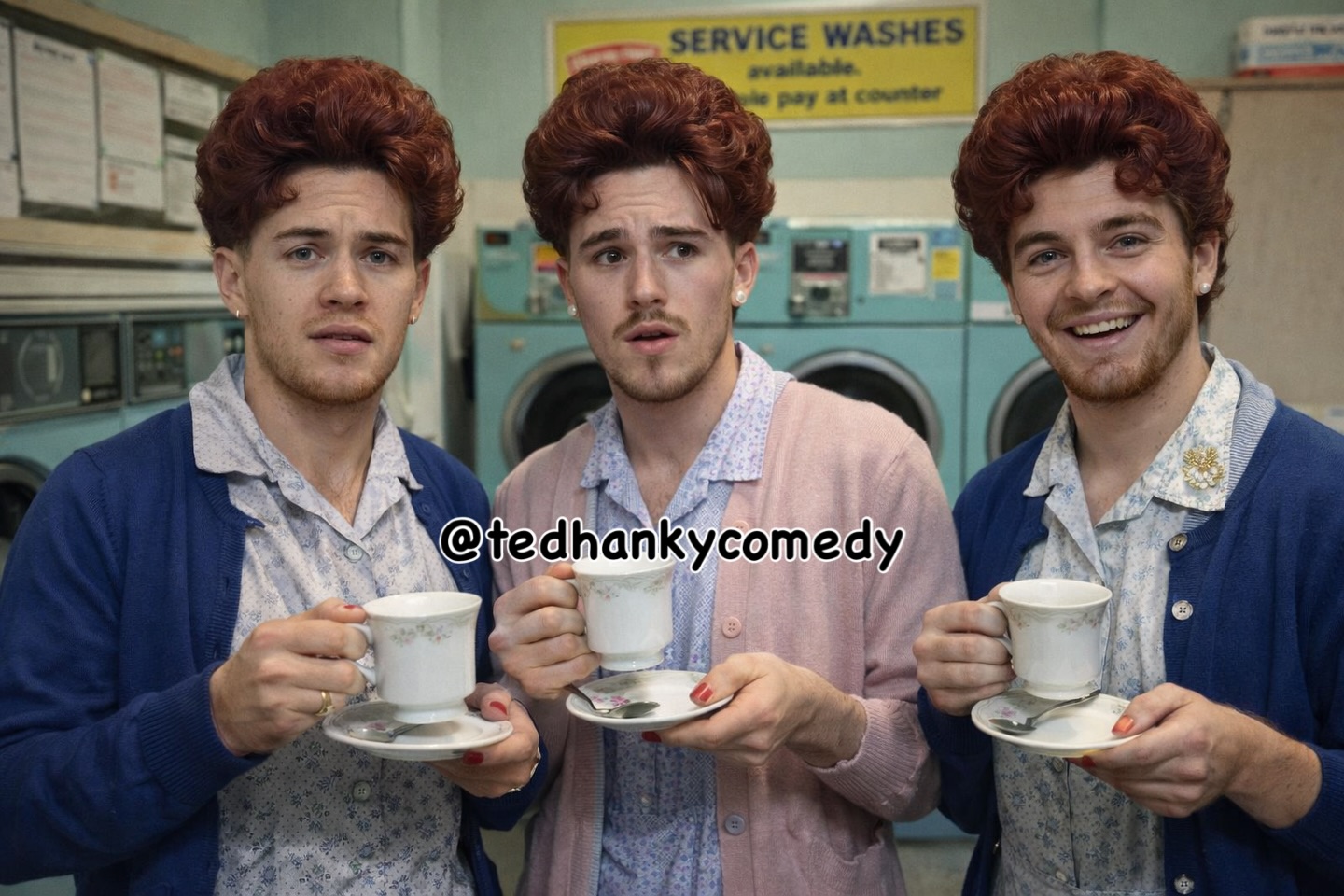 Just seen Hackney, Gilbert, and Castledine in the laundrette discussing yesterday’s match. #boro #middlesbroughfc #hair #dotcotton #utb