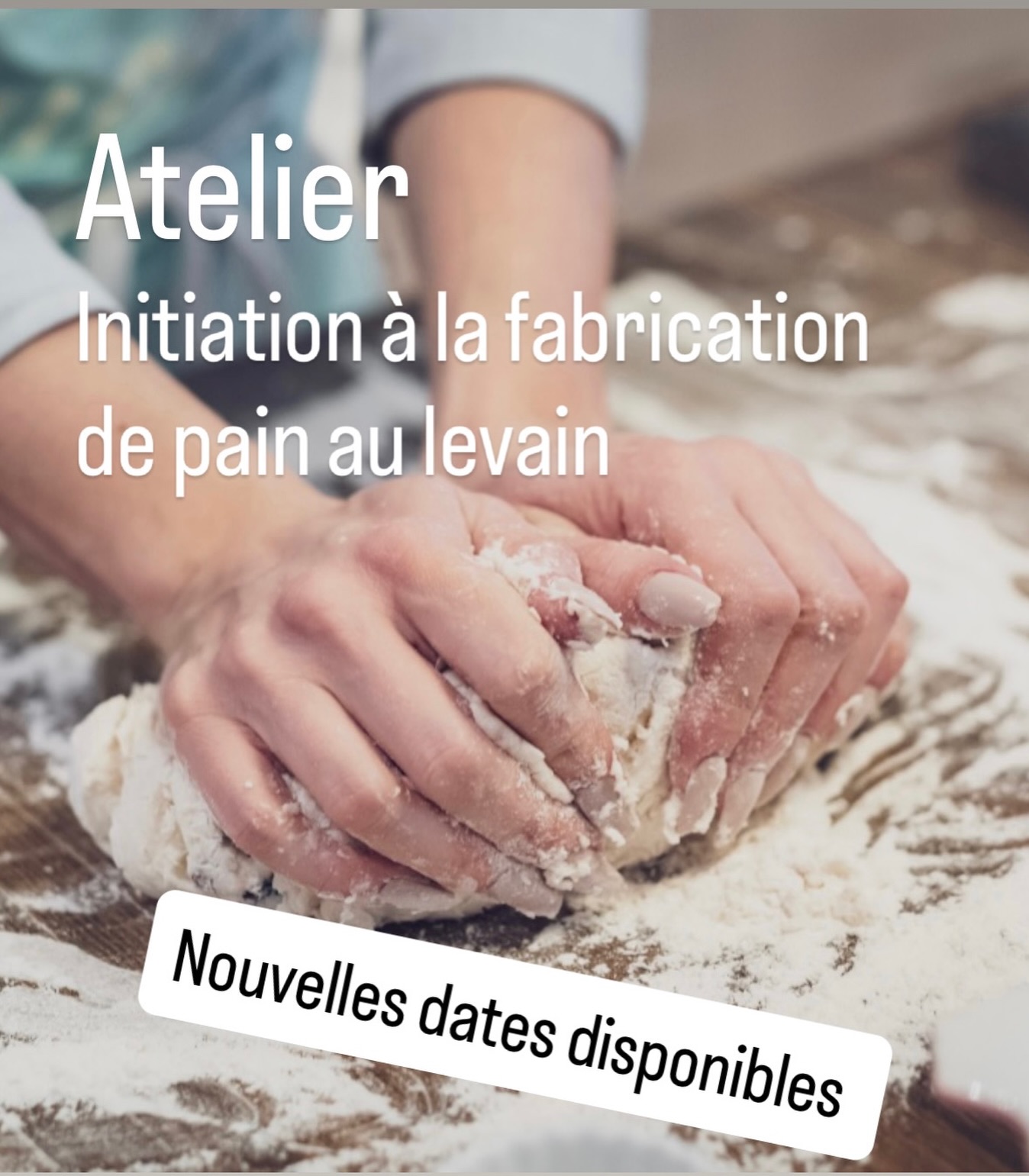 Tu rêves de faire ton pain au levain, mais tu ne sais pas par où commencer ?
Cet atelier est pensé pour t’aider à comprendre le levain simplement, sans stress ni pression.
On parle fermentation, gestes de base et pain vivant, le tout dans une ambiance chaleureuse et accessible.
Les places sont limitées.
👉 Lien pour réserver dans la bio
Sur la route du levain…
Geneviève
La Mie Nomade
#SurLaRouteDuLevain
#LaMieNomade
#ApprendreLeLevain
#PainAuLevain
#AtelierLevain