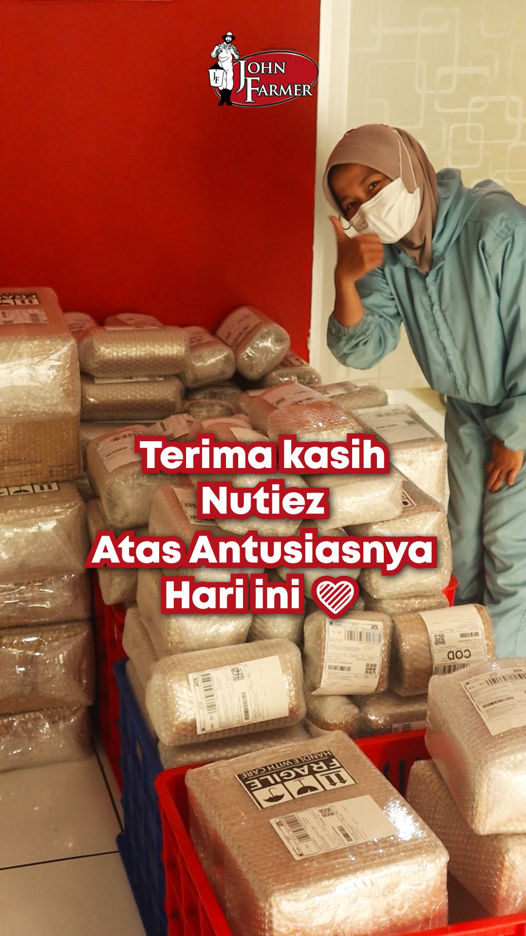 Halo Nutiez ✨
Terima kasih banyak untuk semua dukungan dan antusias kalian hari ini!
Mimin senyum-senyum sendiri lihat ramainya peminat produk John Farmer 🥜💛
Support kalian benar-benar berarti dan bikin kami makin semangat!
#johnfarmer #specialistinqualitynuts