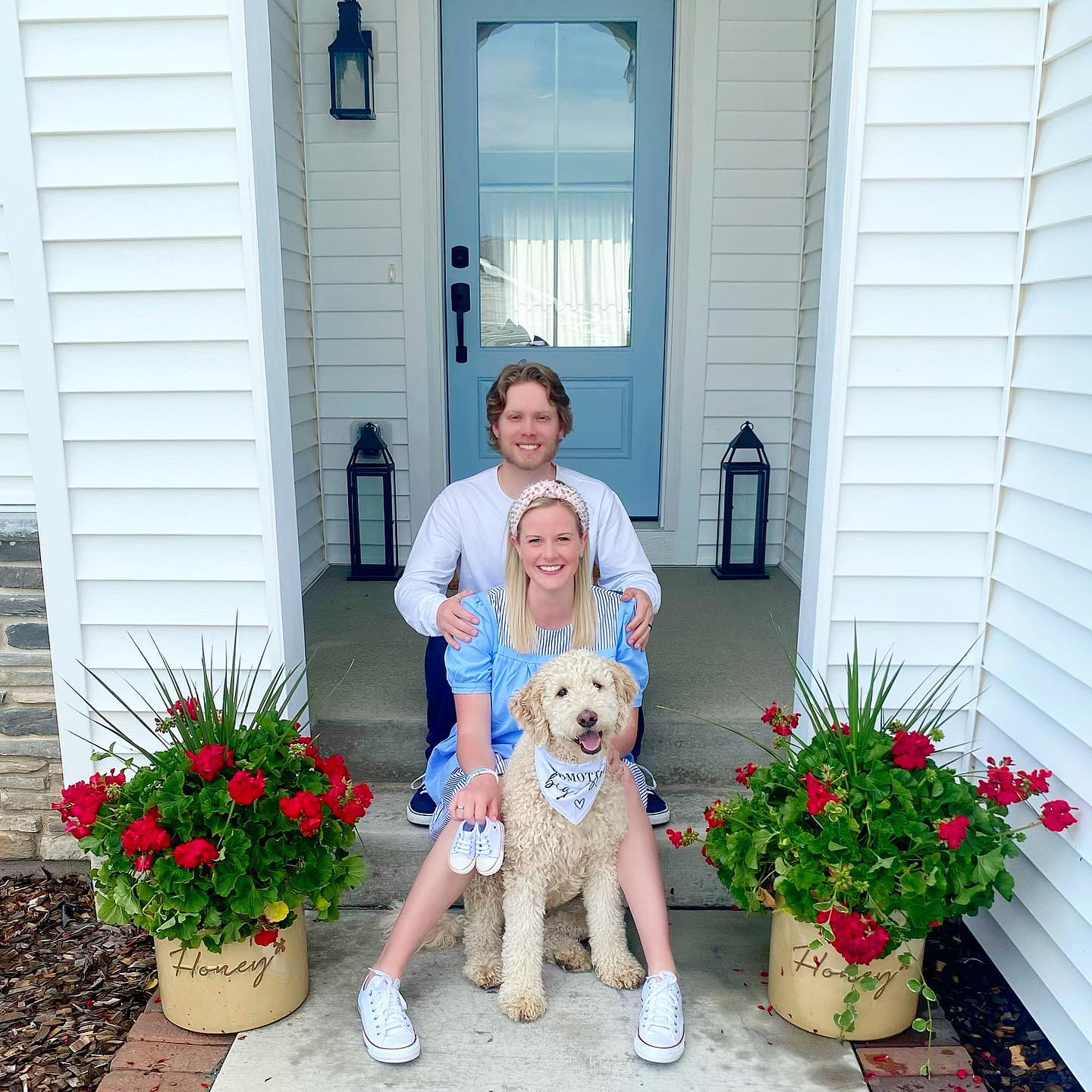 Red, White, & Baby Blue 🇺🇸 Wishing everyone a Happy Independence Day! We are excited to welcome our little pumpkin in October!