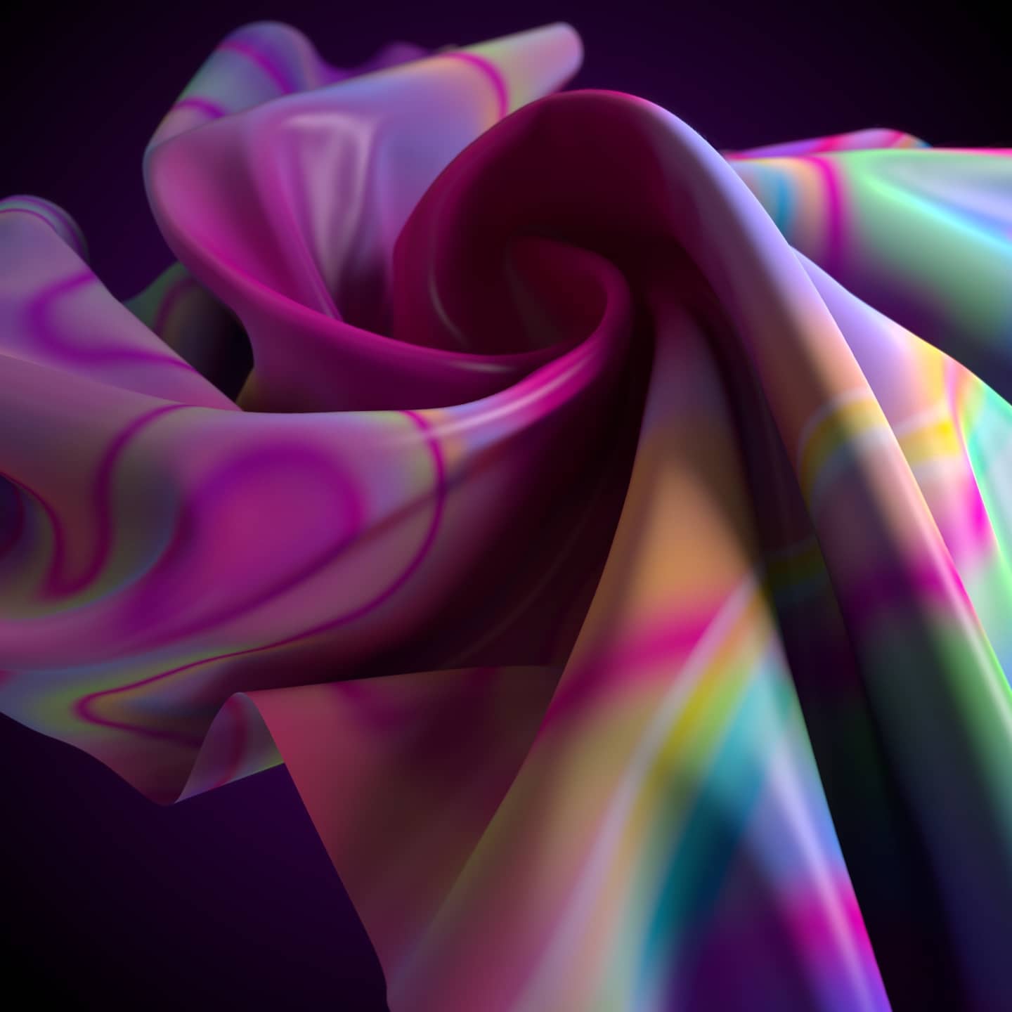 #cloth #c4d #iridescent #computerarts #xparticles