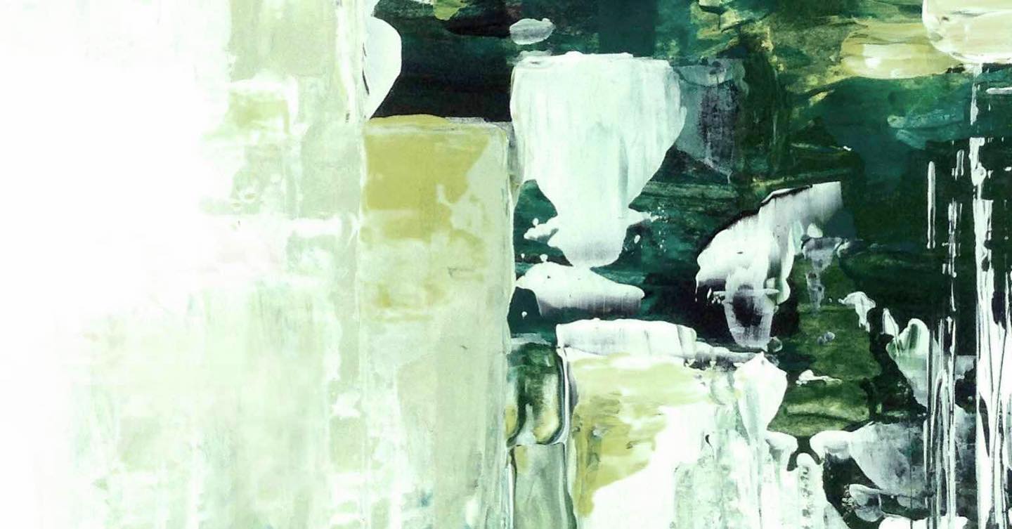 #greencolors #acryl #art #modernart #abstract #painting #cellistispainting