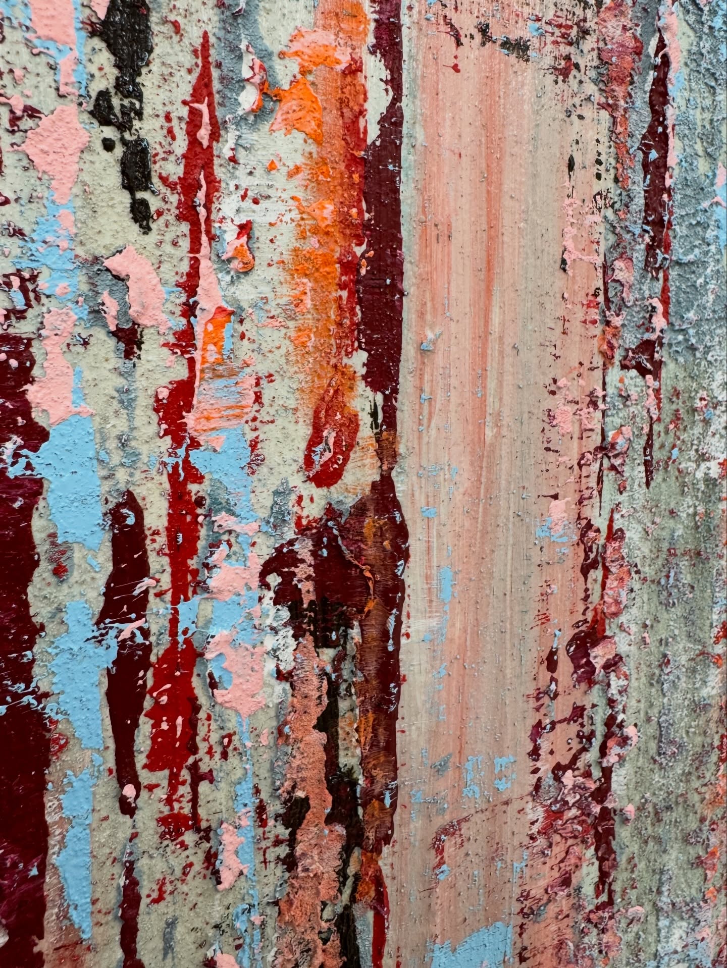 MOMENT 3 / 2024 mini art 300 x 300mm. Mixed media on canvas. SOLD 👏