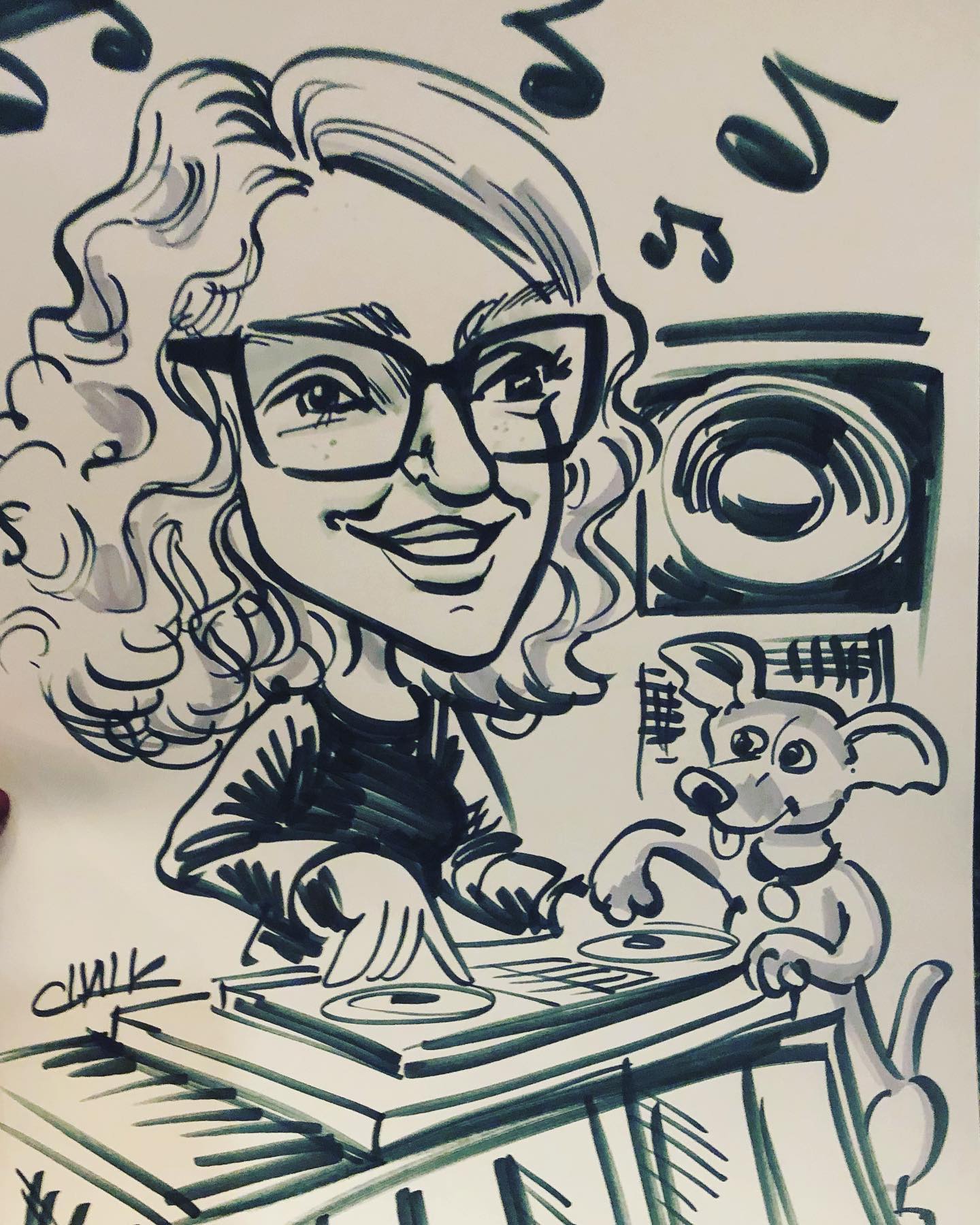 Got a caricature done today! 🏆💁♀️ featuring @theadventuresofbabyalfie ❤️❤️
.
.
.
.
#90shiphop #90s #dj #nyc #nydj #nycdj #newyorkdj #brooklyn #bkdj #brooklyndj #colleencrumbcake #ladycrumbcake #sugartownindustries #djcolleencrumbcake #basementbeats #themixup #beautybar #dreamlandrollerdisco #lolastar #rollerskates #rollerskatebrooklyn #rollerskatenyc #rollerskate #rollerskating #rollerskateparty #indiedj #newwavedj #hiphop